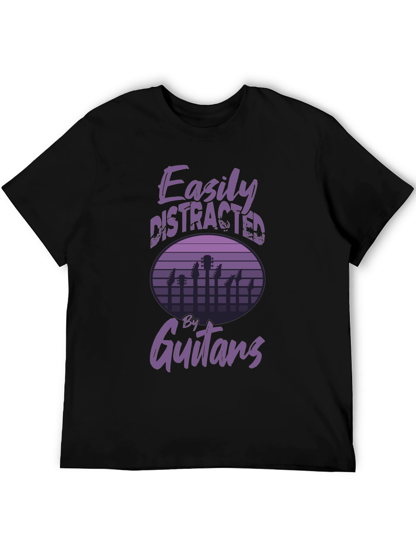 Easily Distracted by Guitars Graphic Tee