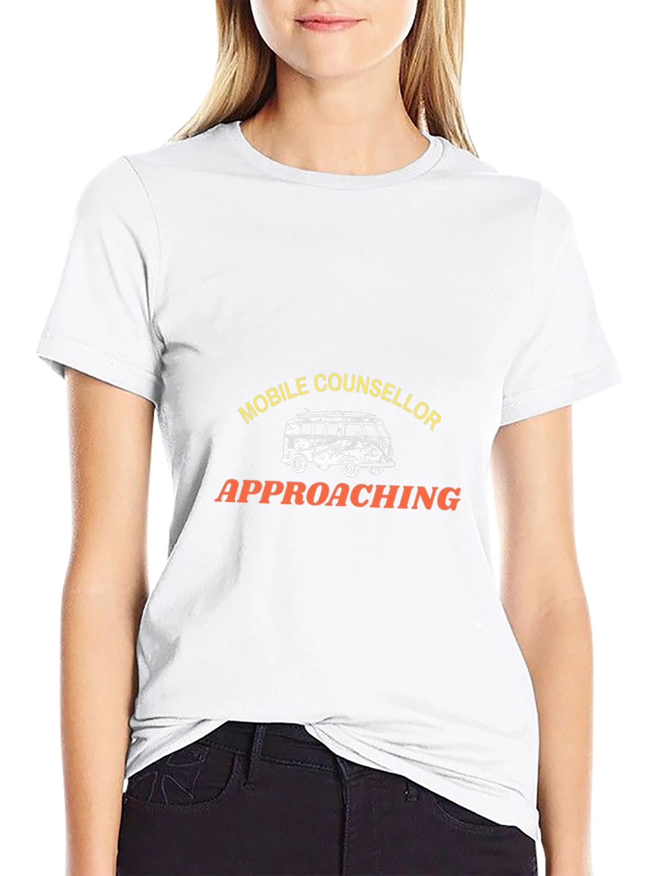 Mobile Counselor T-Shirt - Funny Van Design