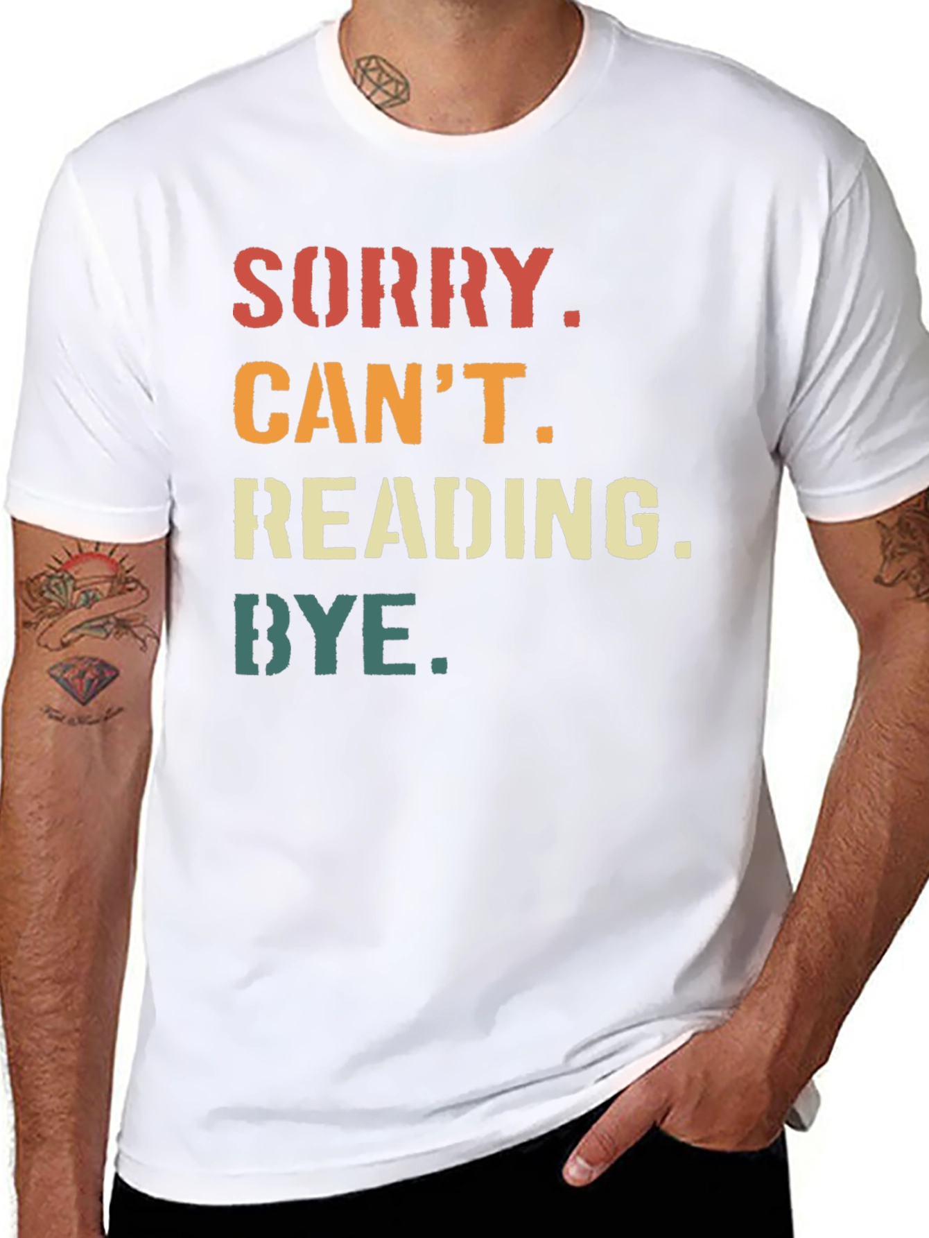 Sorry Cant Reading Bye T-Shirt
