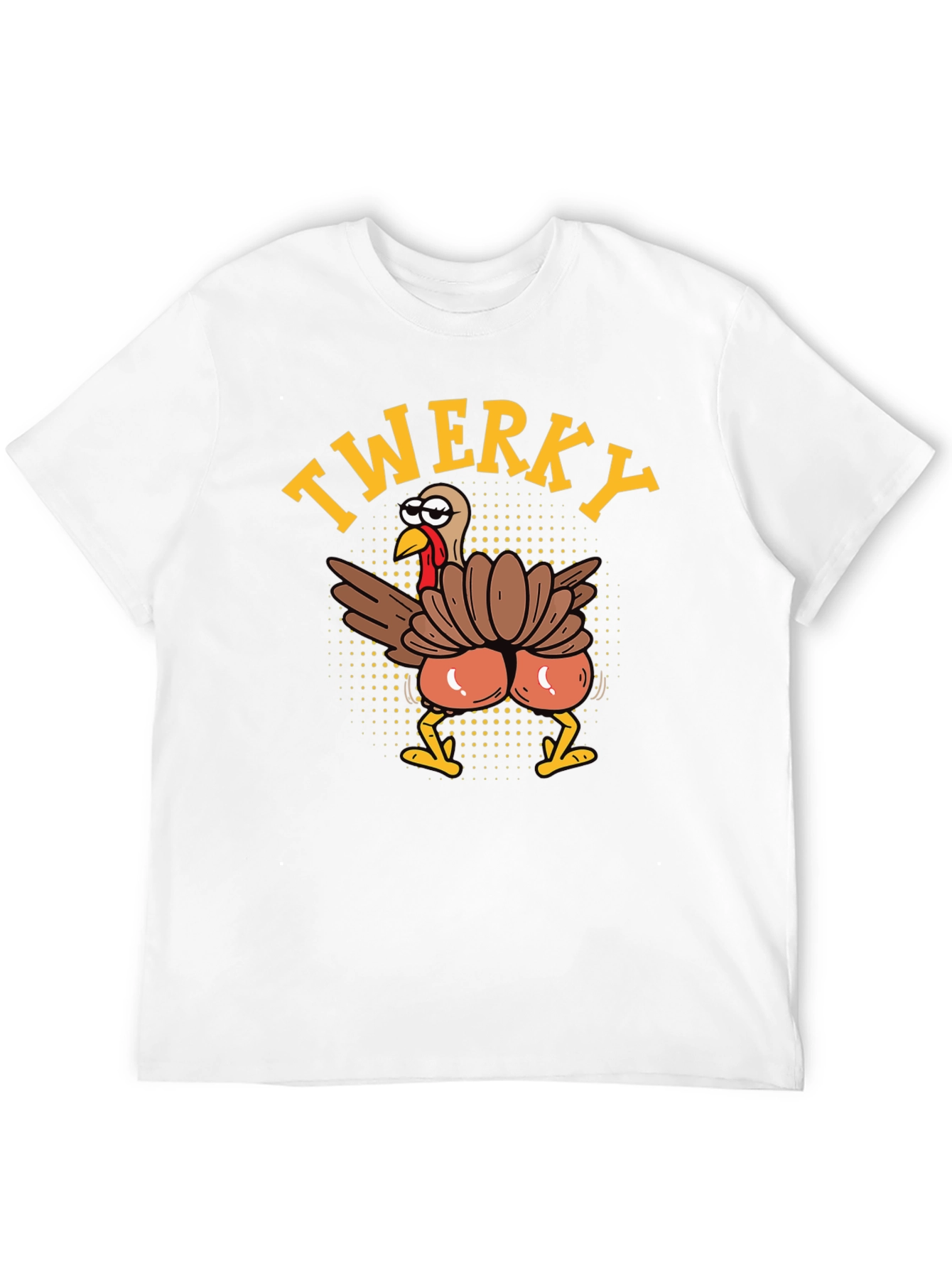 Funny Twerky Turkey Thanksgiving Graphic Tee