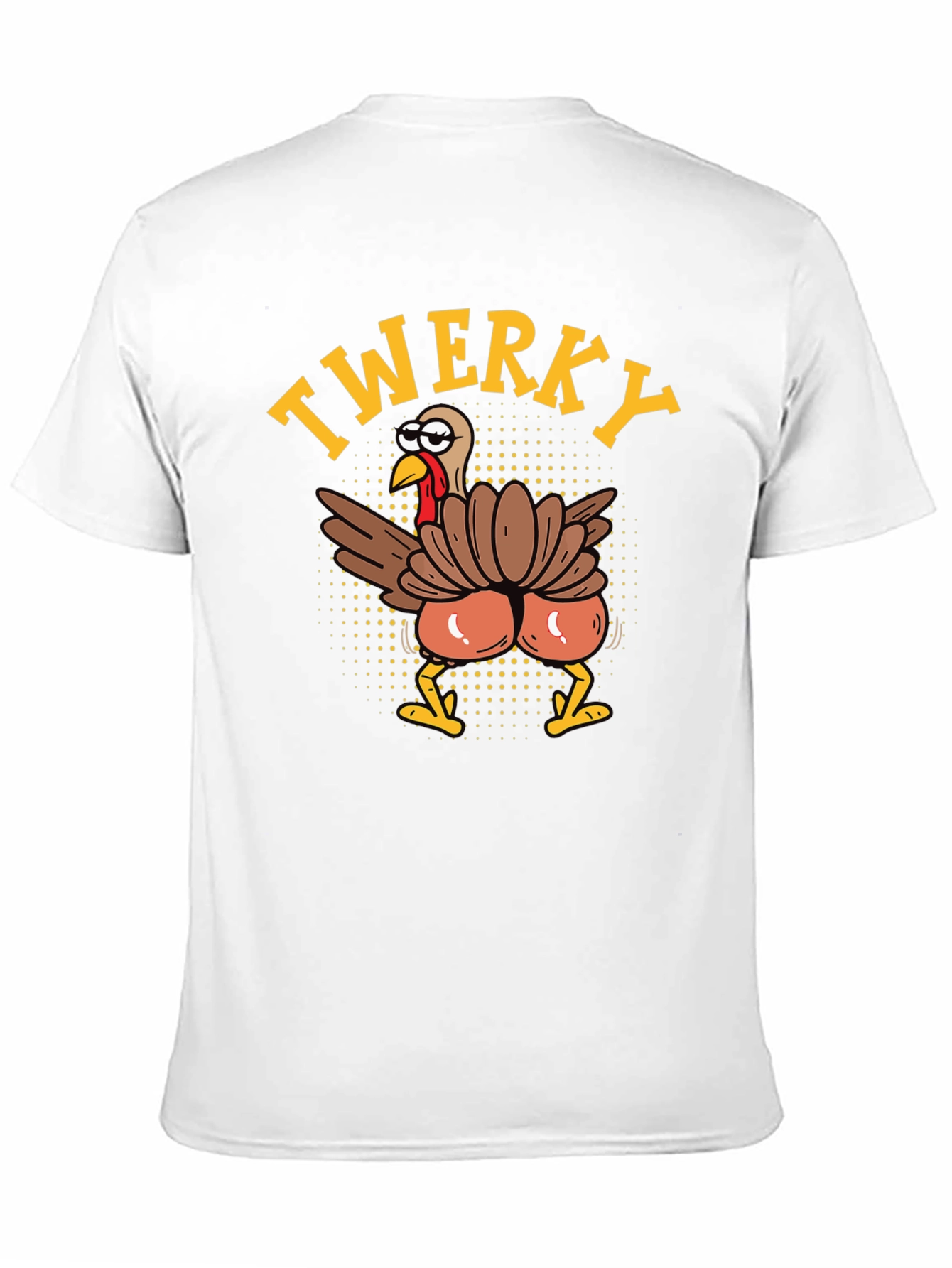 Funny Twerky Turkey Thanksgiving Graphic Tee