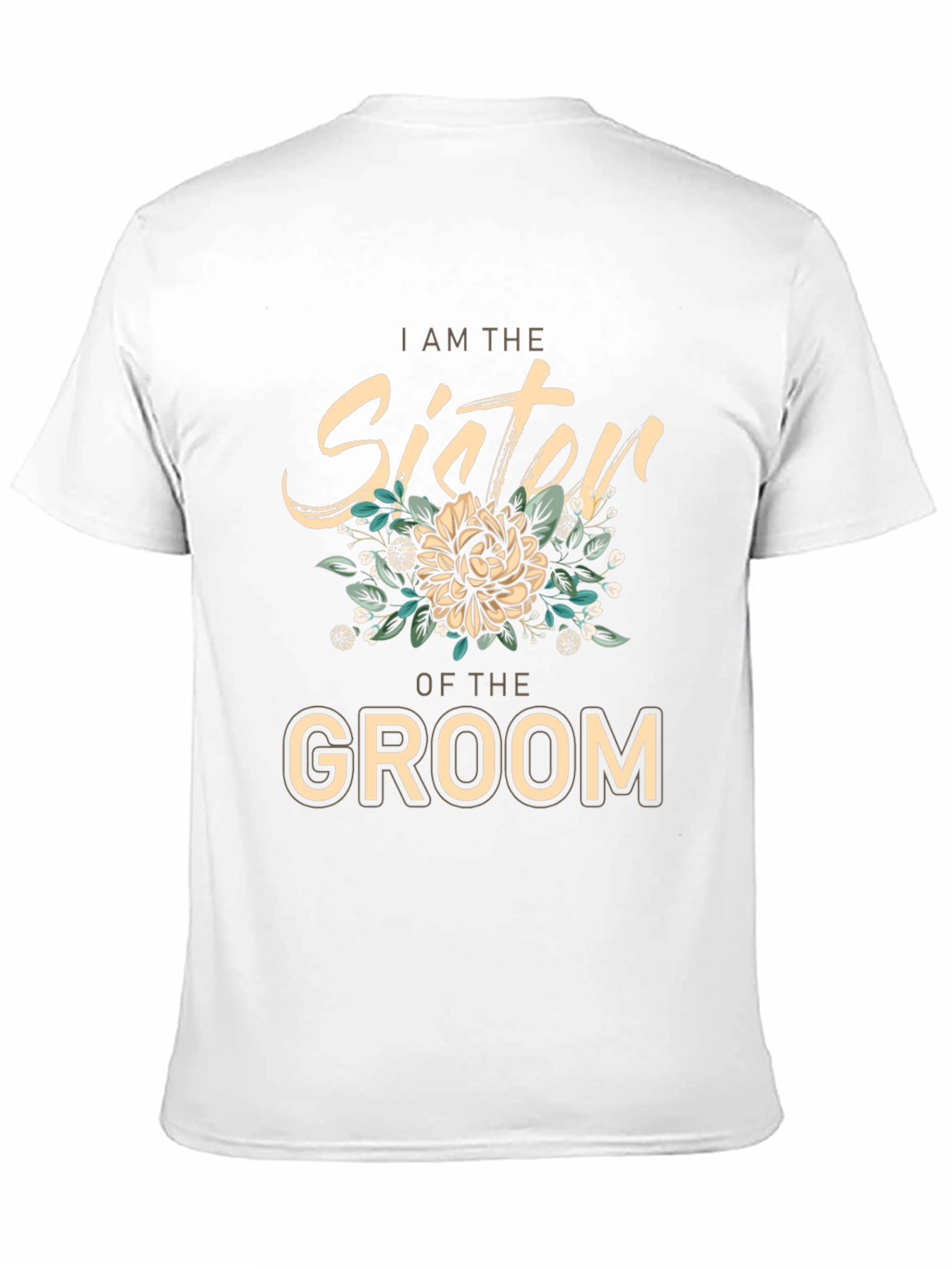 Sister of the Groom Wedding T-Shirt