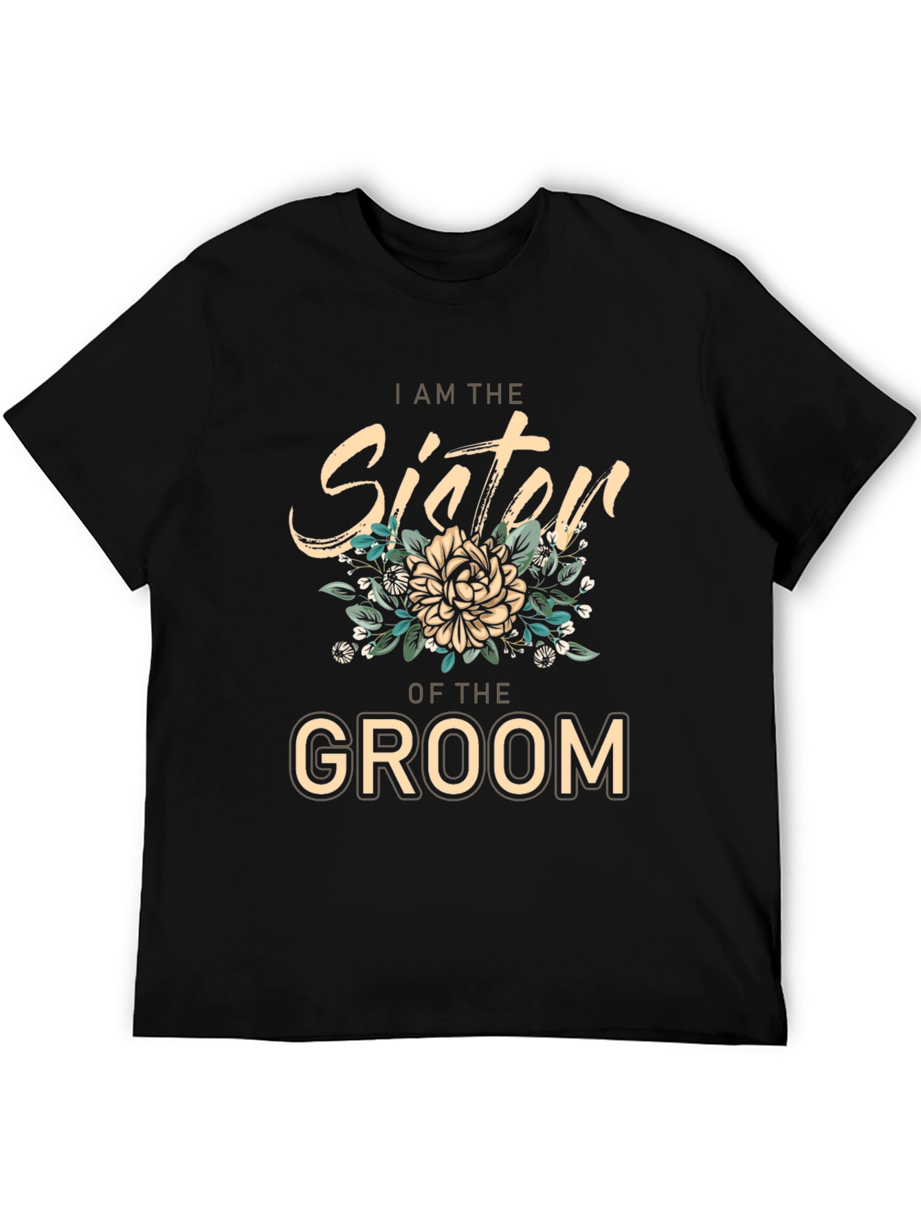 Sister of the Groom Wedding T-Shirt