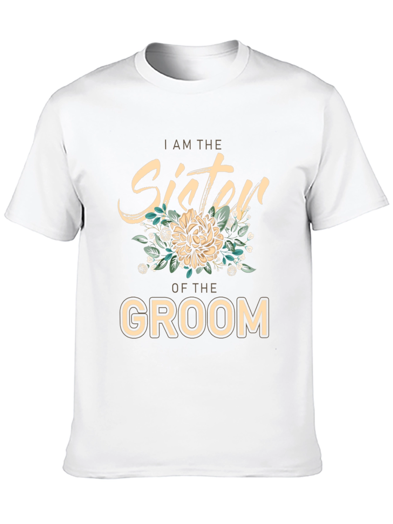 Sister of the Groom Wedding T-Shirt