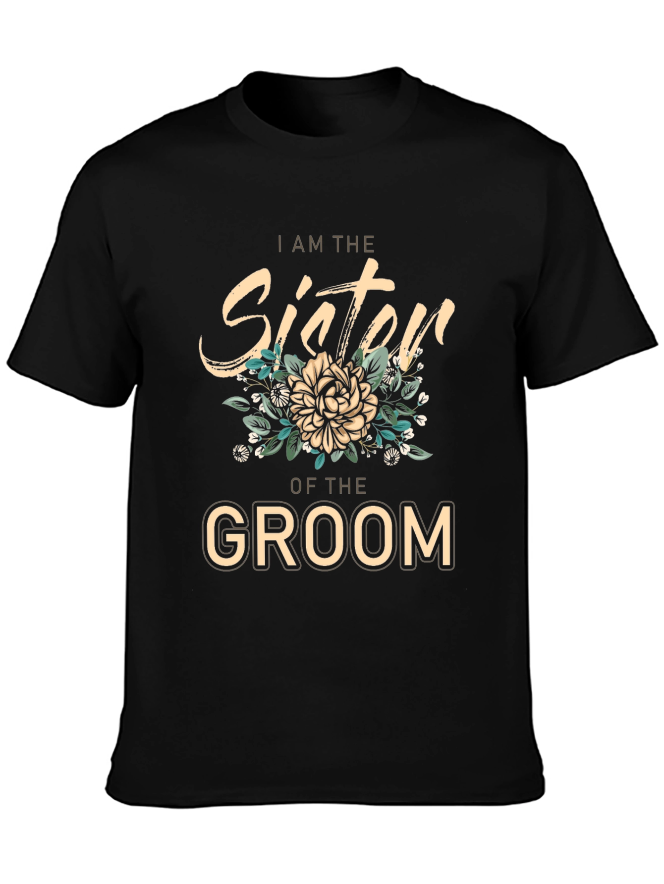 Sister of the Groom Wedding T-Shirt