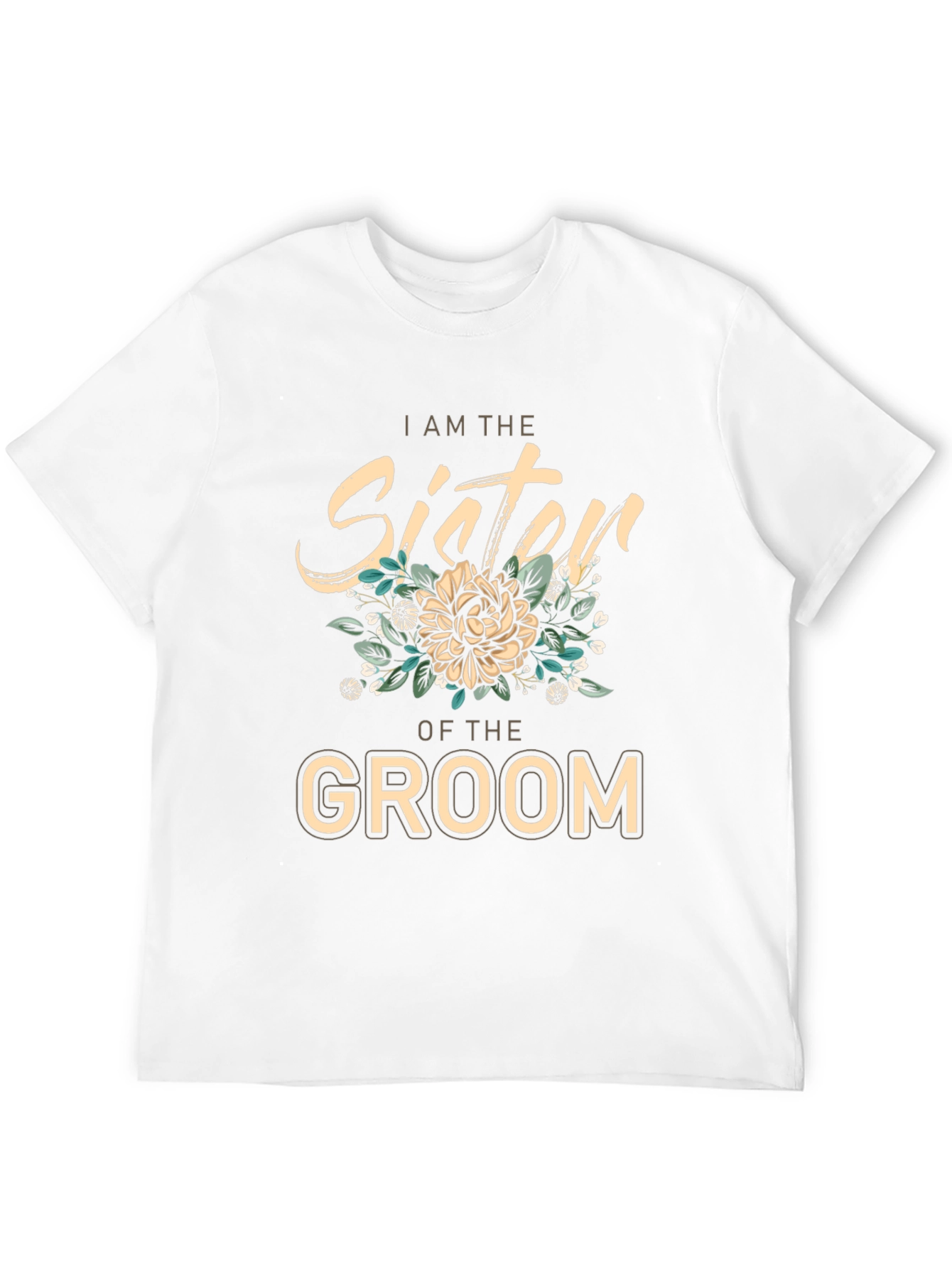 Sister of the Groom Wedding T-Shirt