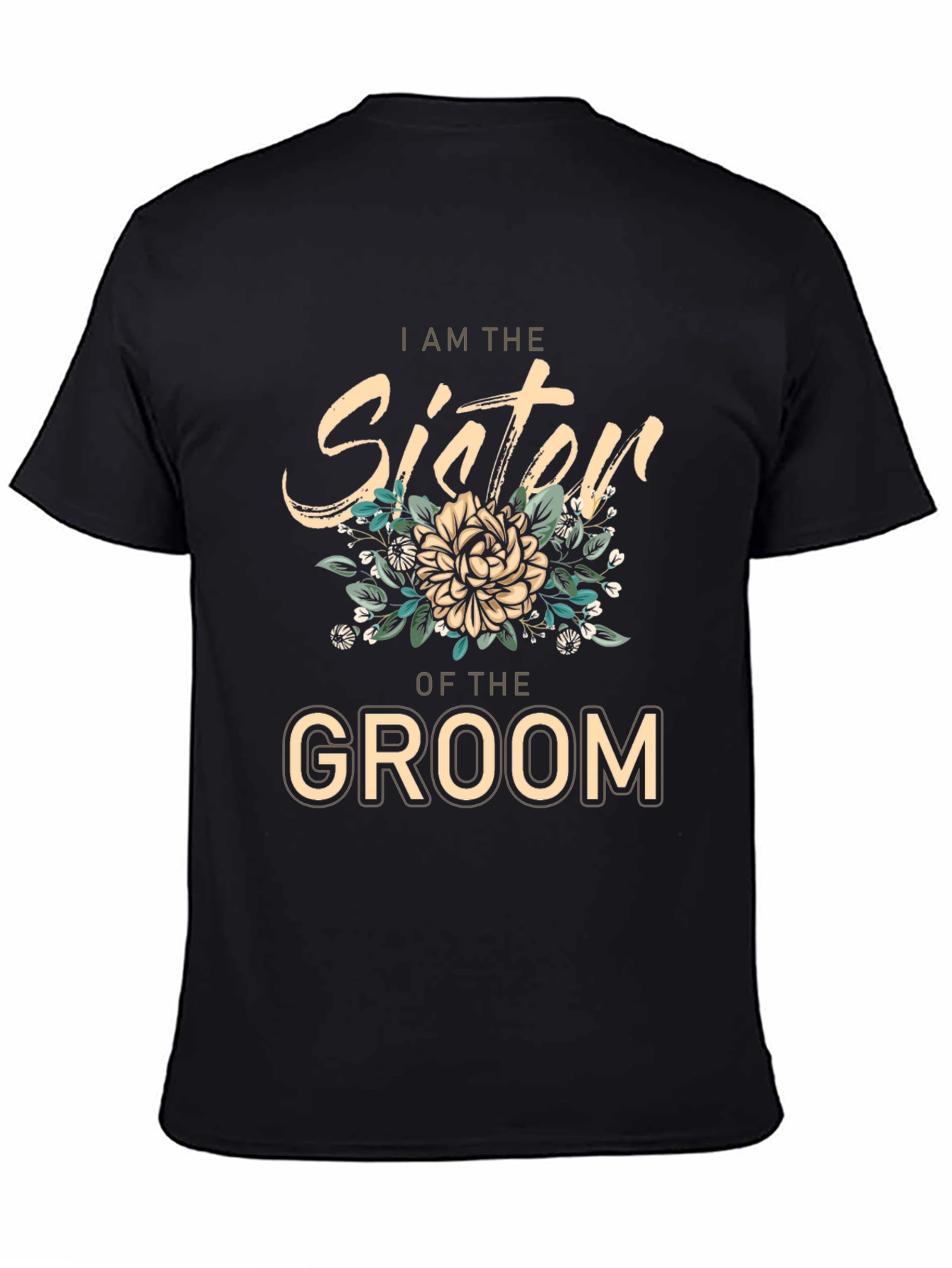 Sister of the Groom Wedding T-Shirt