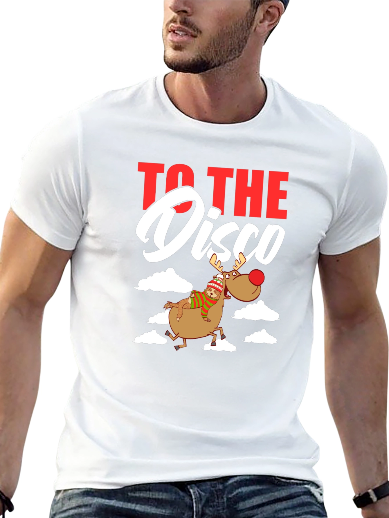 To the Disco Reindeer Graphic Tee