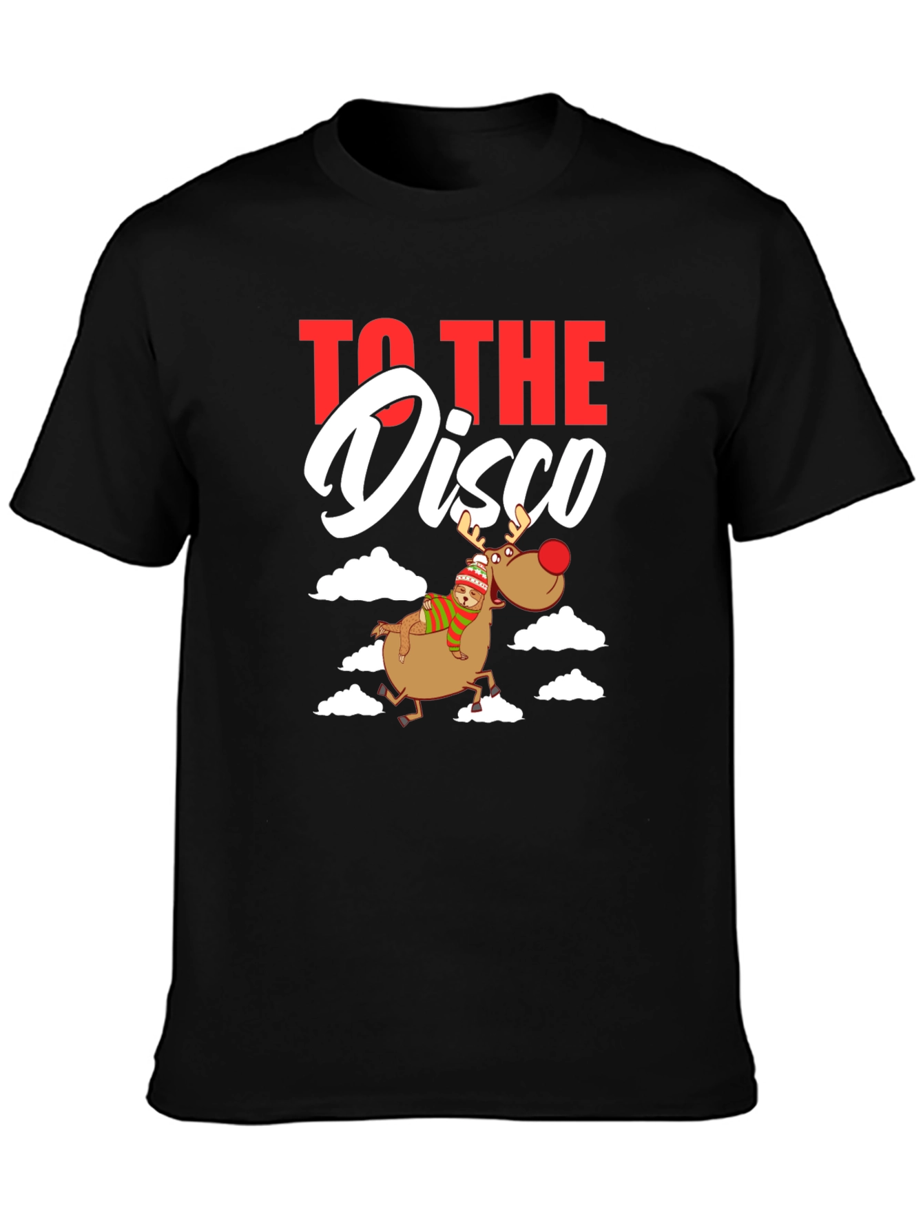To the Disco Reindeer Graphic Tee