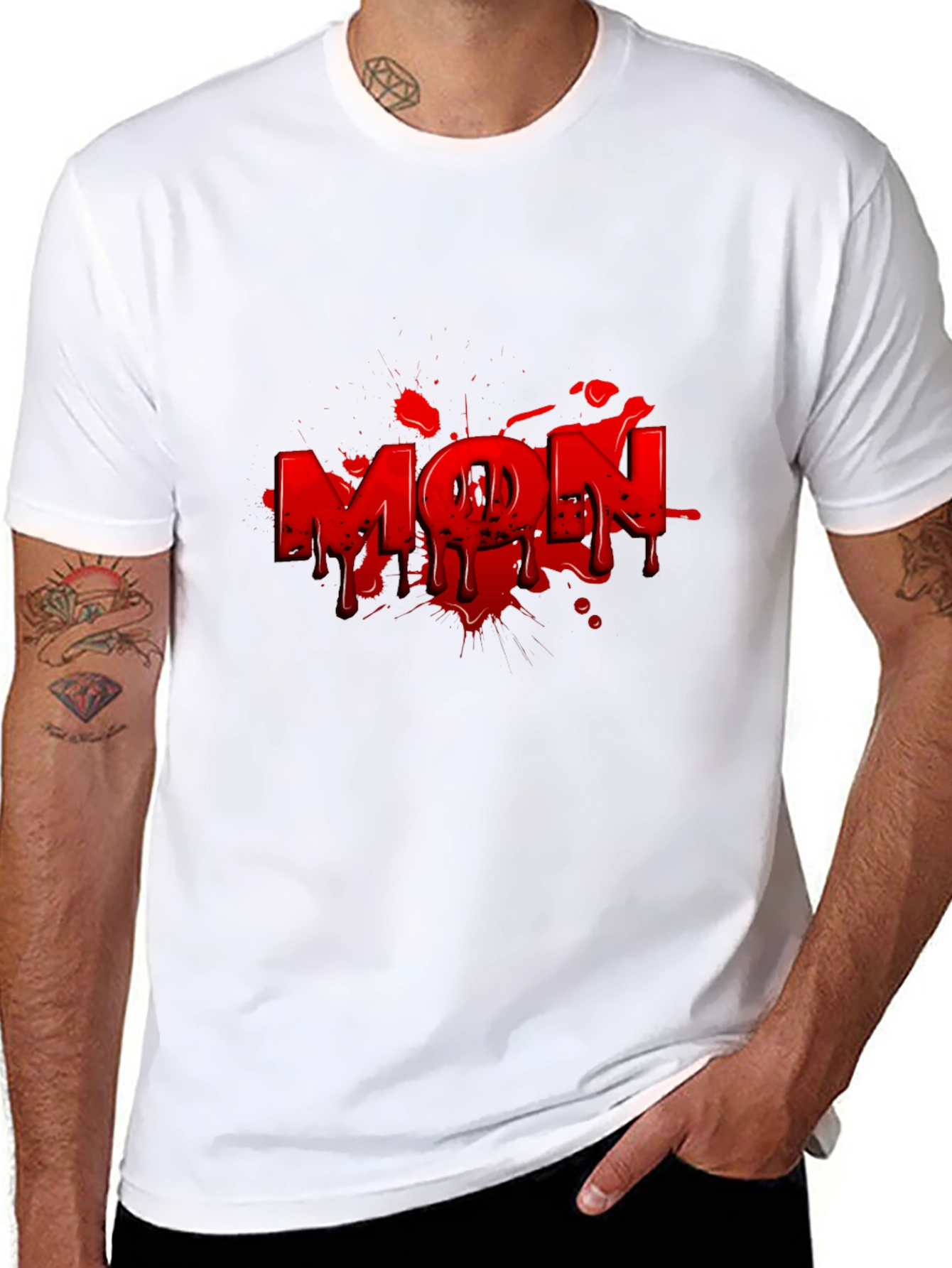 MON Drip T-Shirt - Bold Graphic Tee