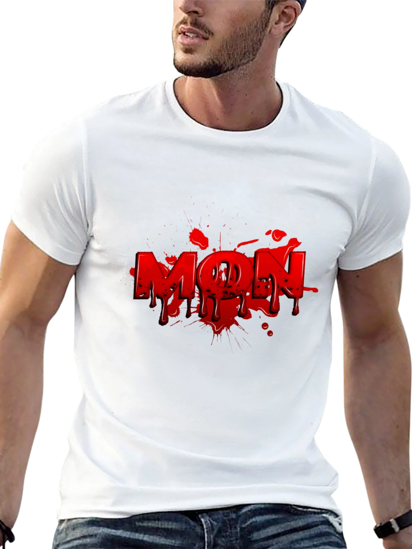 MON Drip T-Shirt - Bold Graphic Tee