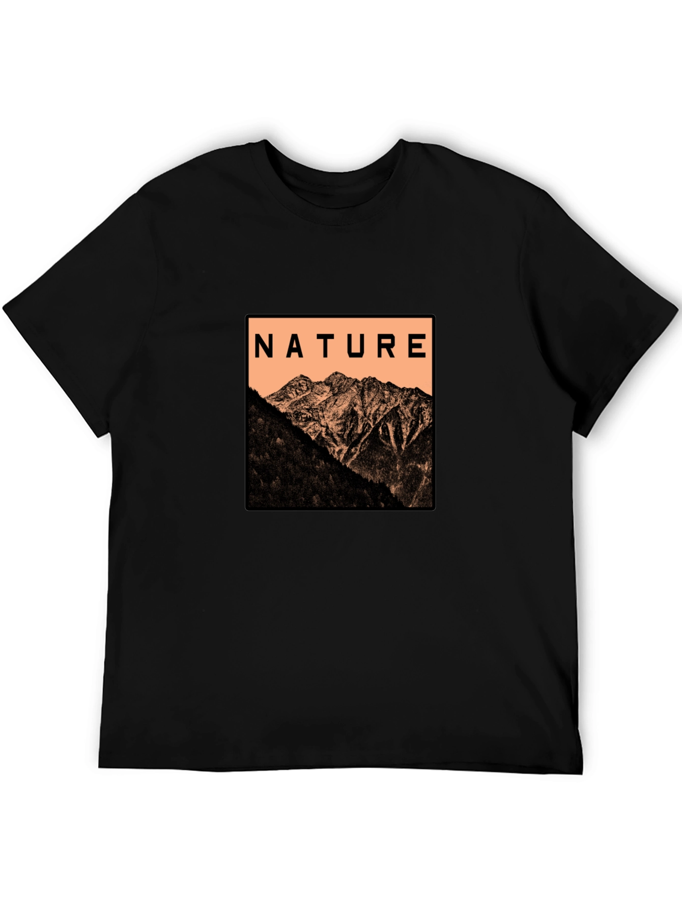 Nature Graphic Tee - Mountain Scene