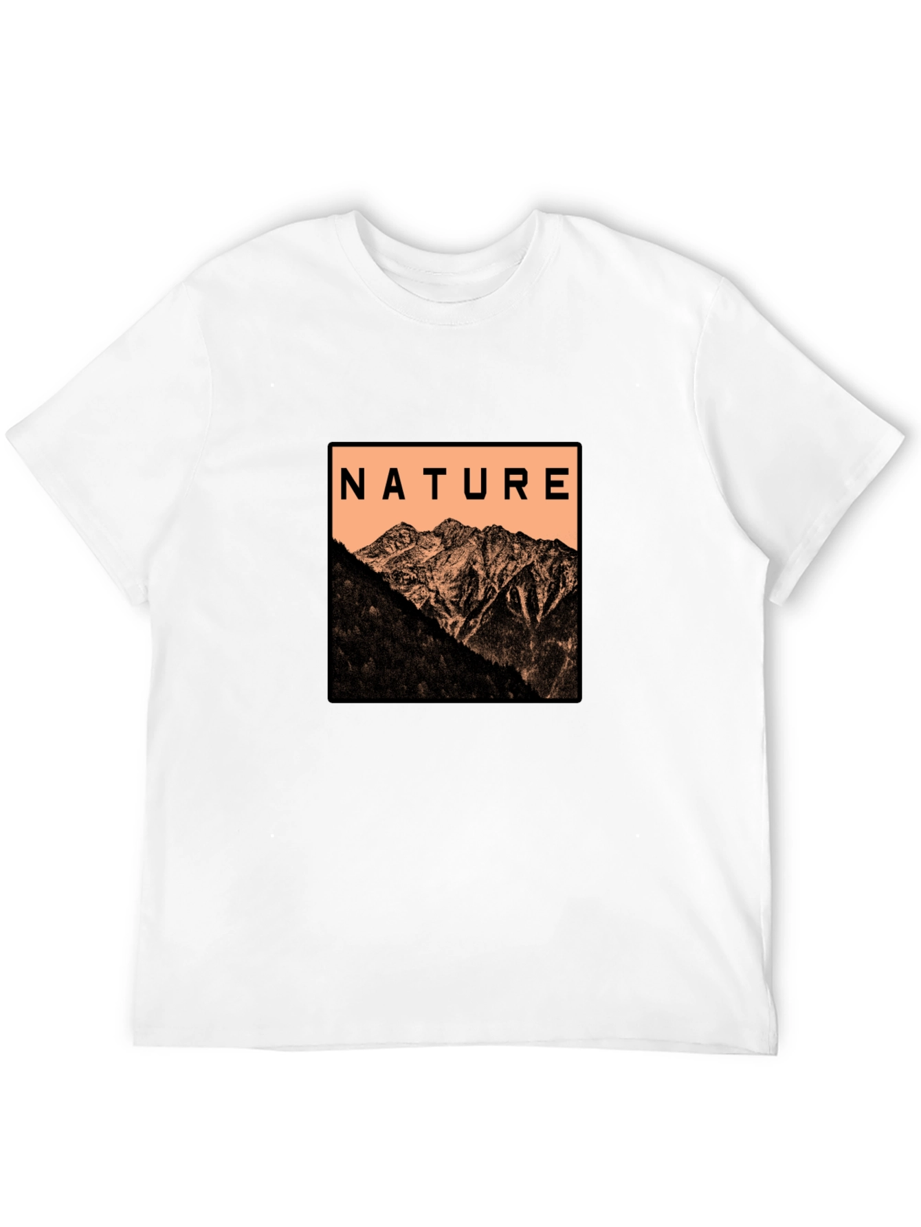 Nature Graphic Tee - Mountain Scene