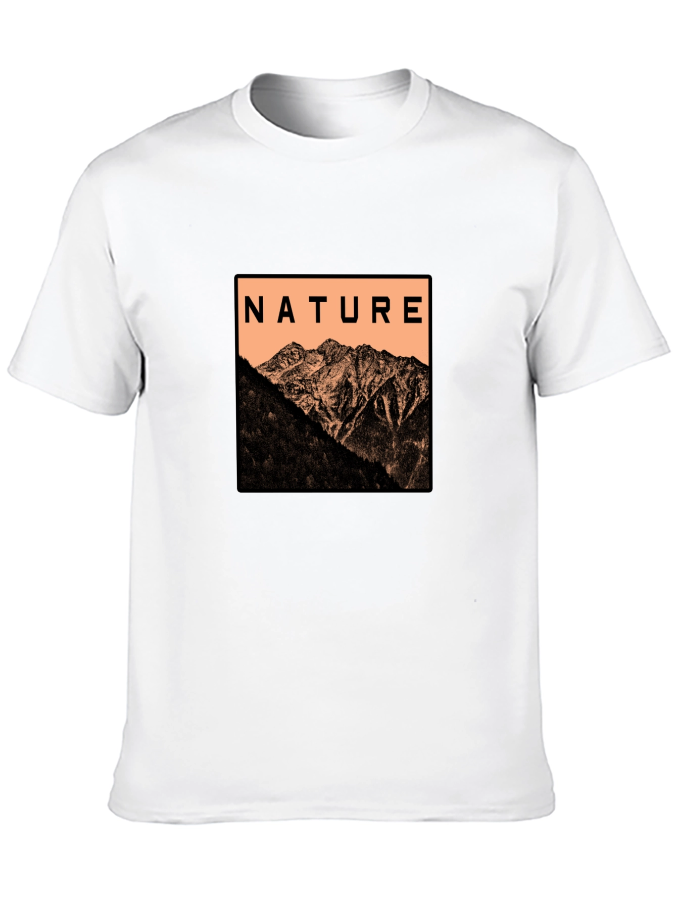 Nature Graphic Tee - Mountain Scene