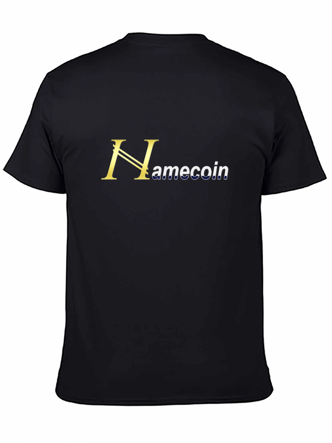 Hamecoin Graphic Tee - Black Short Sleeve T-Shirt