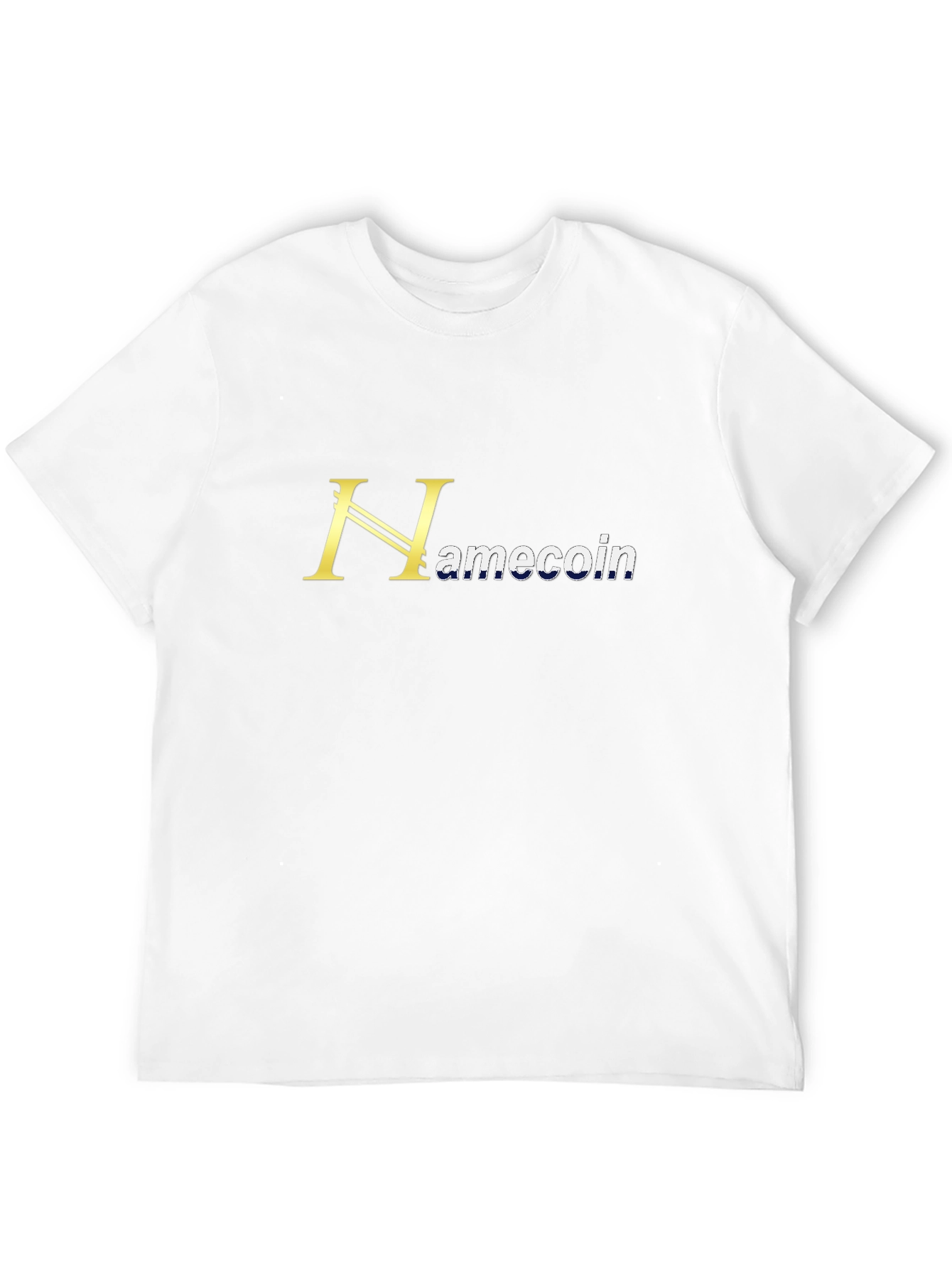 Hamecoin Graphic Tee - Black Short Sleeve T-Shirt