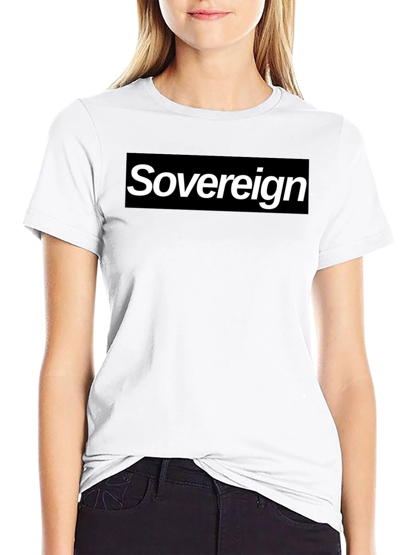 Sovereign Graphic Tee - Black Cotton Blend