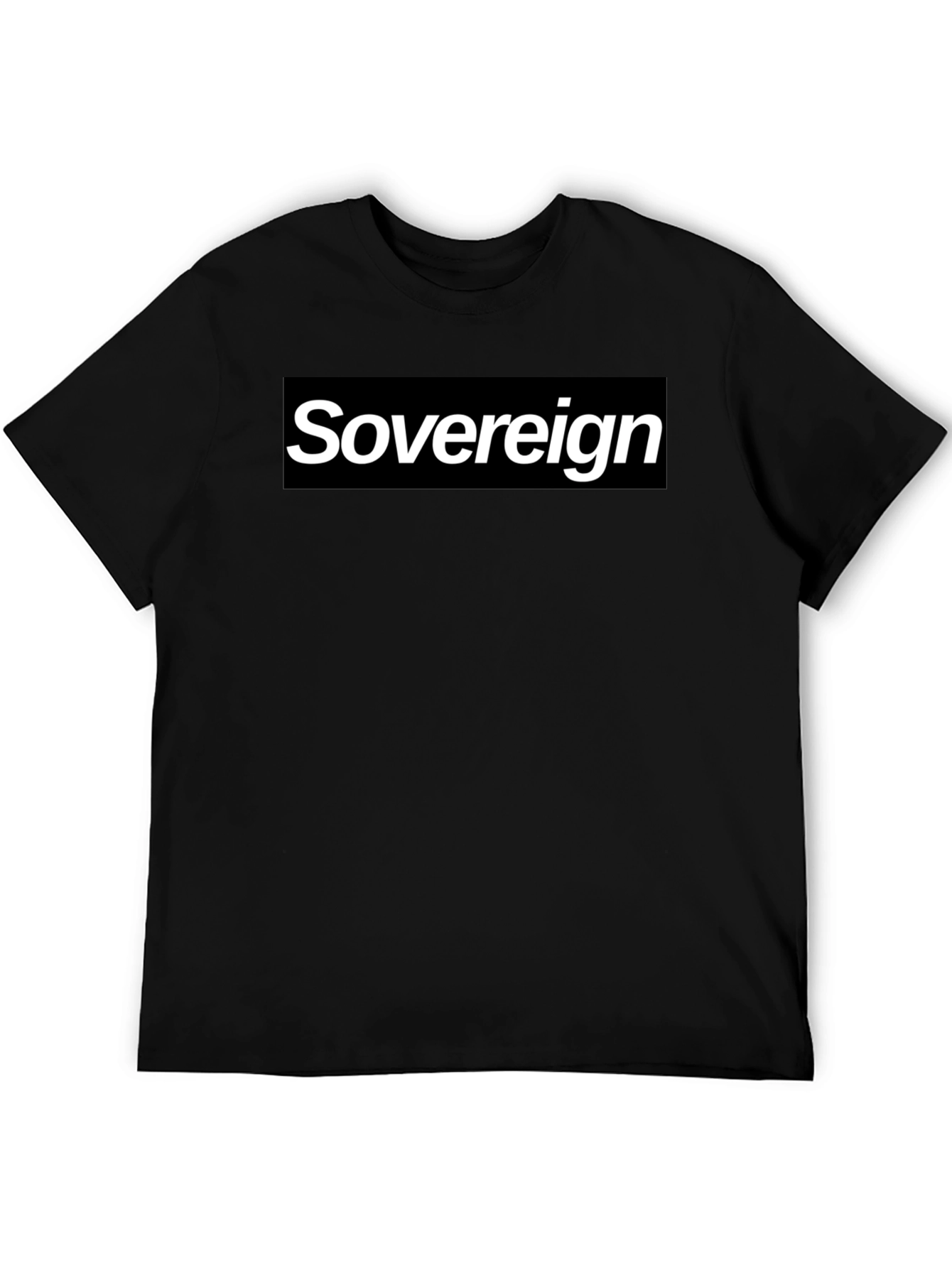 Sovereign Graphic Tee - Black Cotton Blend