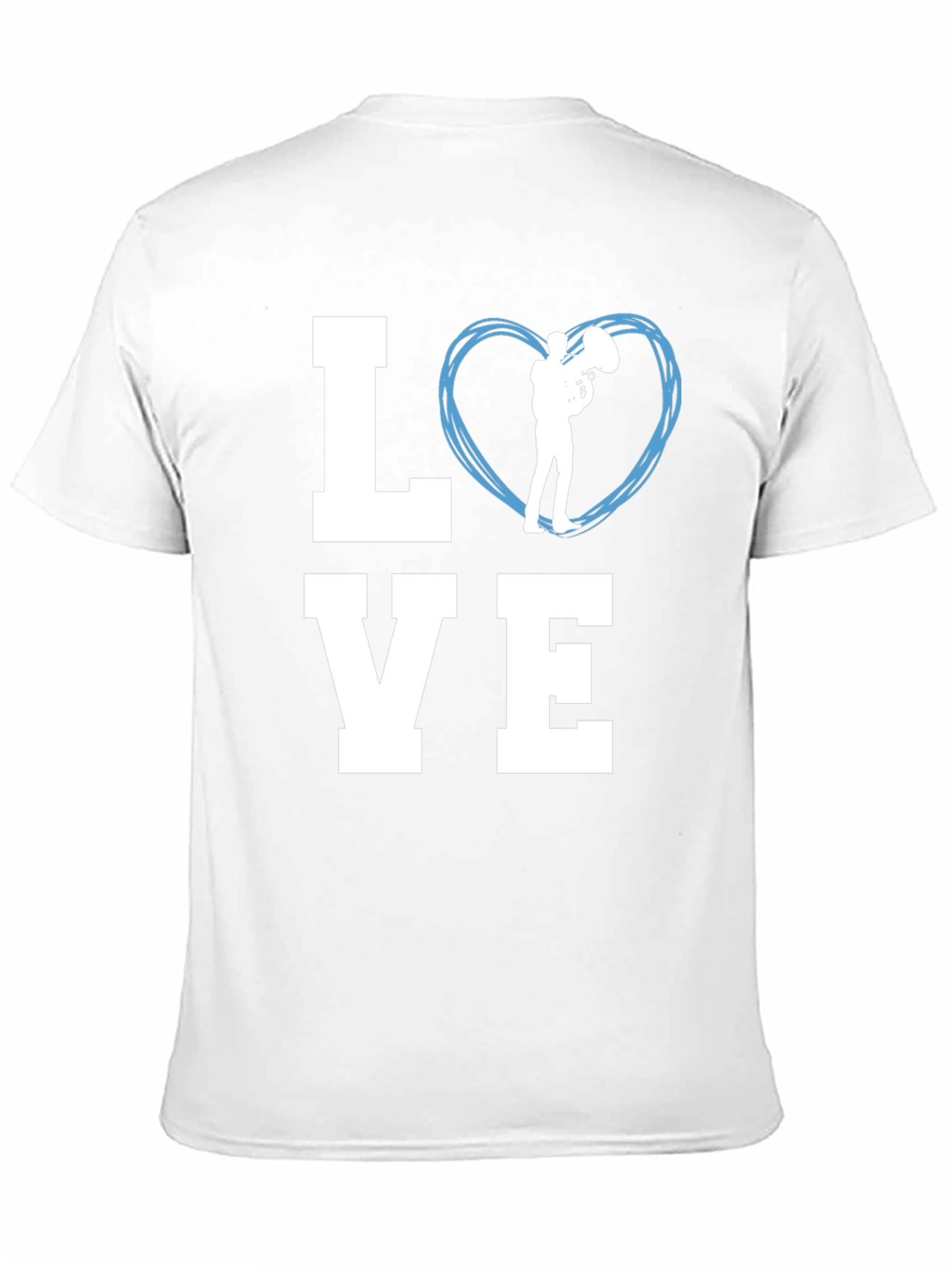 Love Tuba Music Graphic T-Shirt
