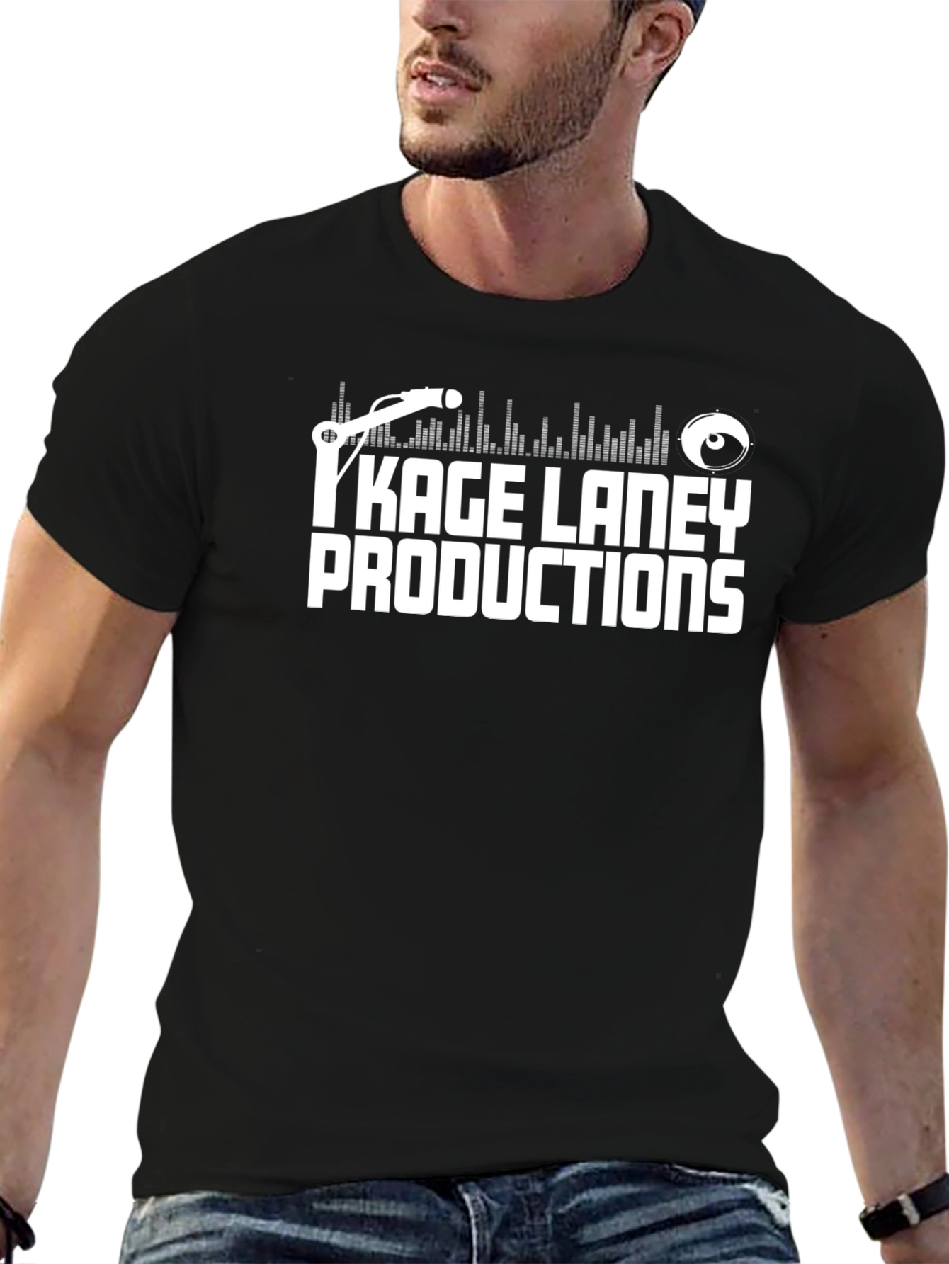 Kage Laney Productions Black Graphic Tee