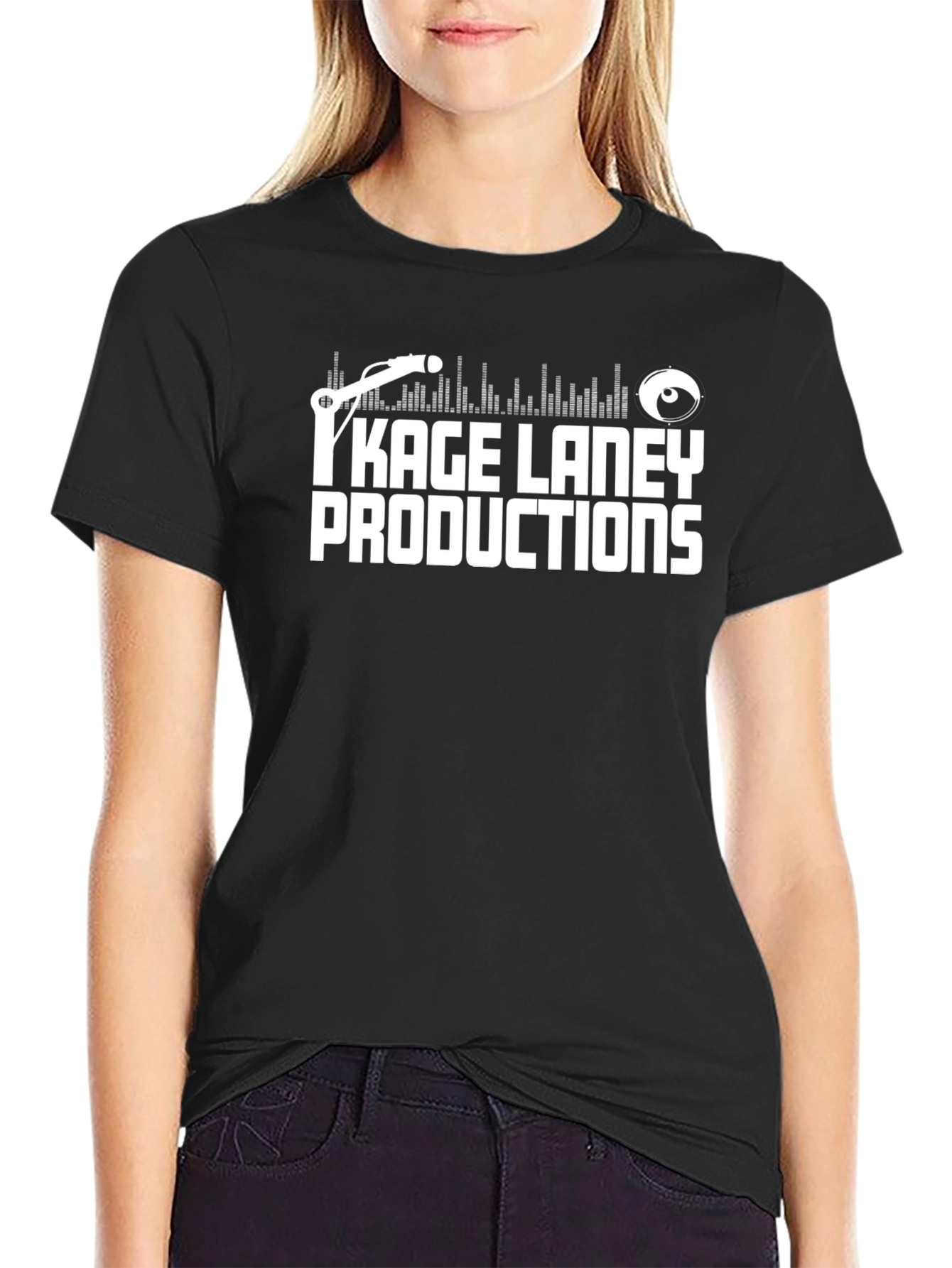 Kage Laney Productions Black Graphic Tee