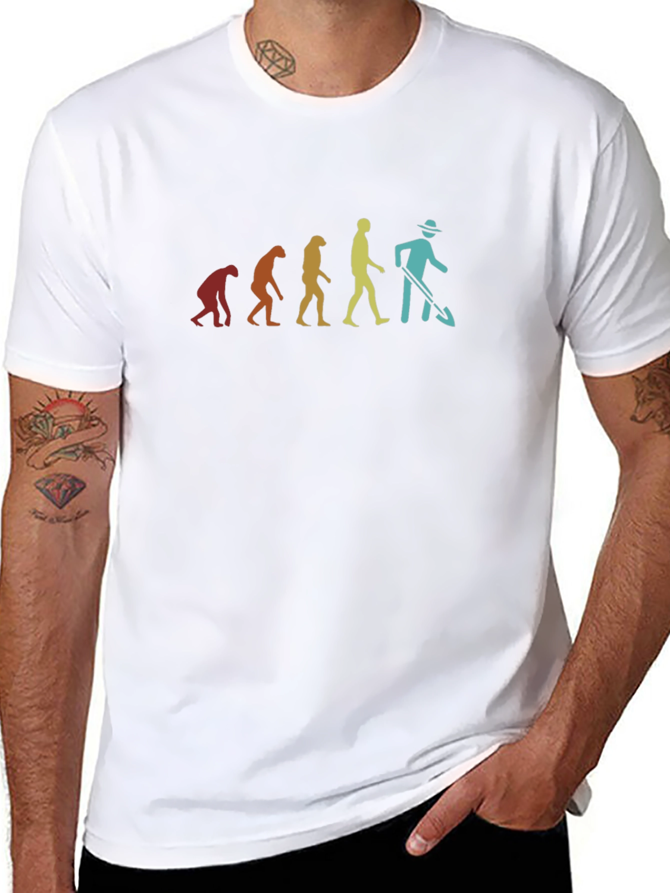 Metal Detecting Evolution T-Shirt - Detectorist Gift