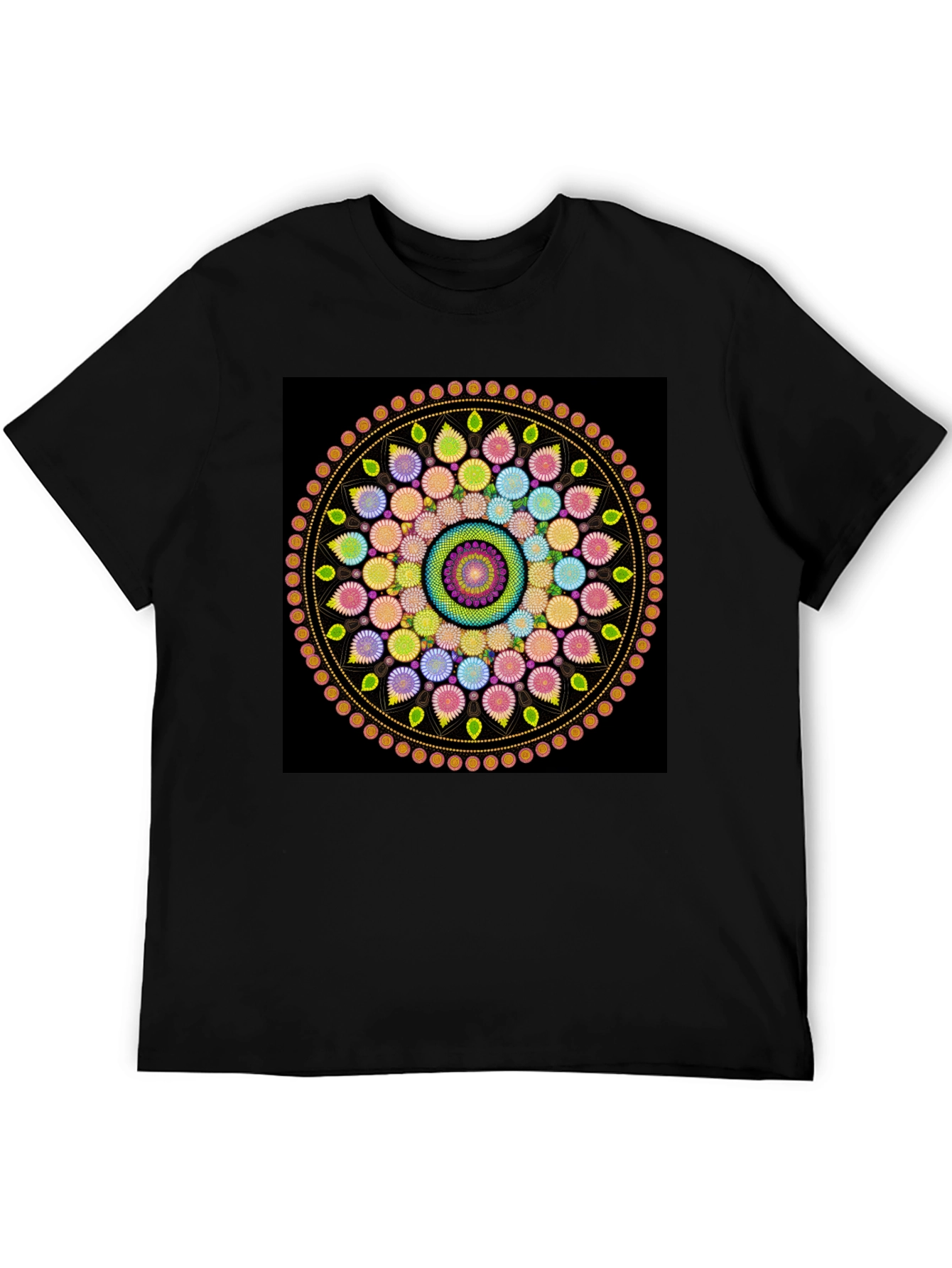 Floral Mandala Graphic T-Shirt