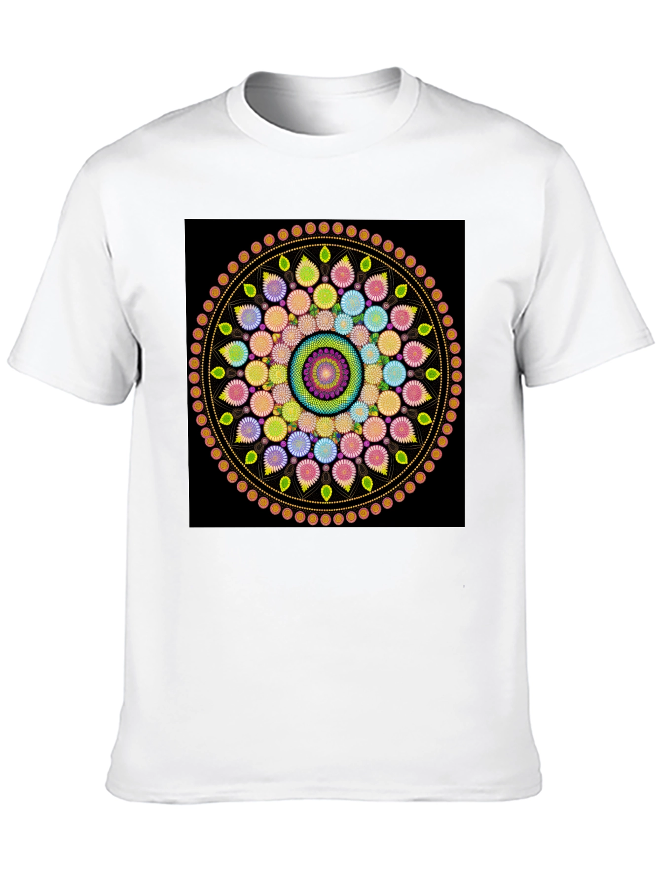 Floral Mandala Graphic T-Shirt