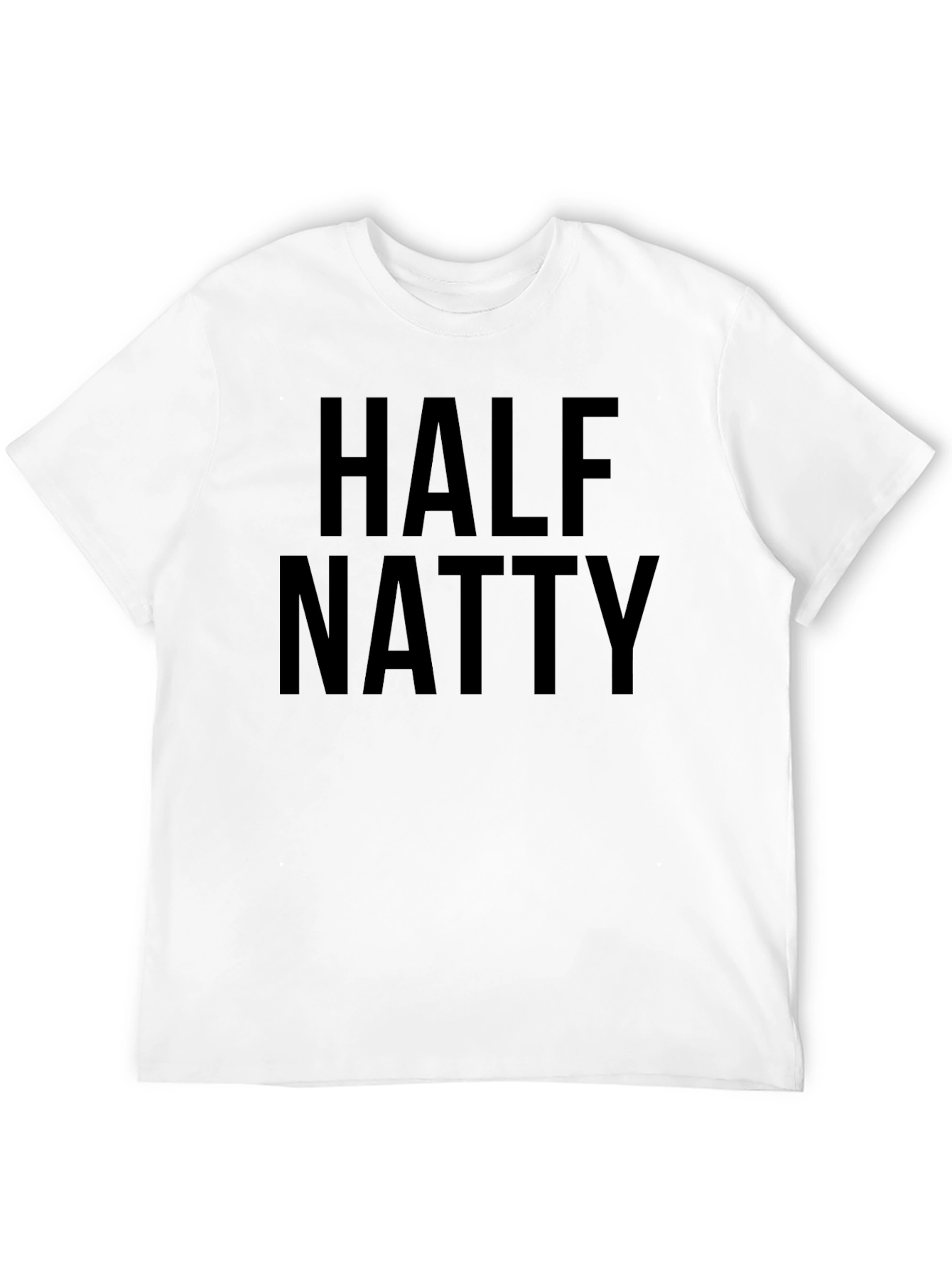 Half Natty T-Shirt - Black Gym Tee