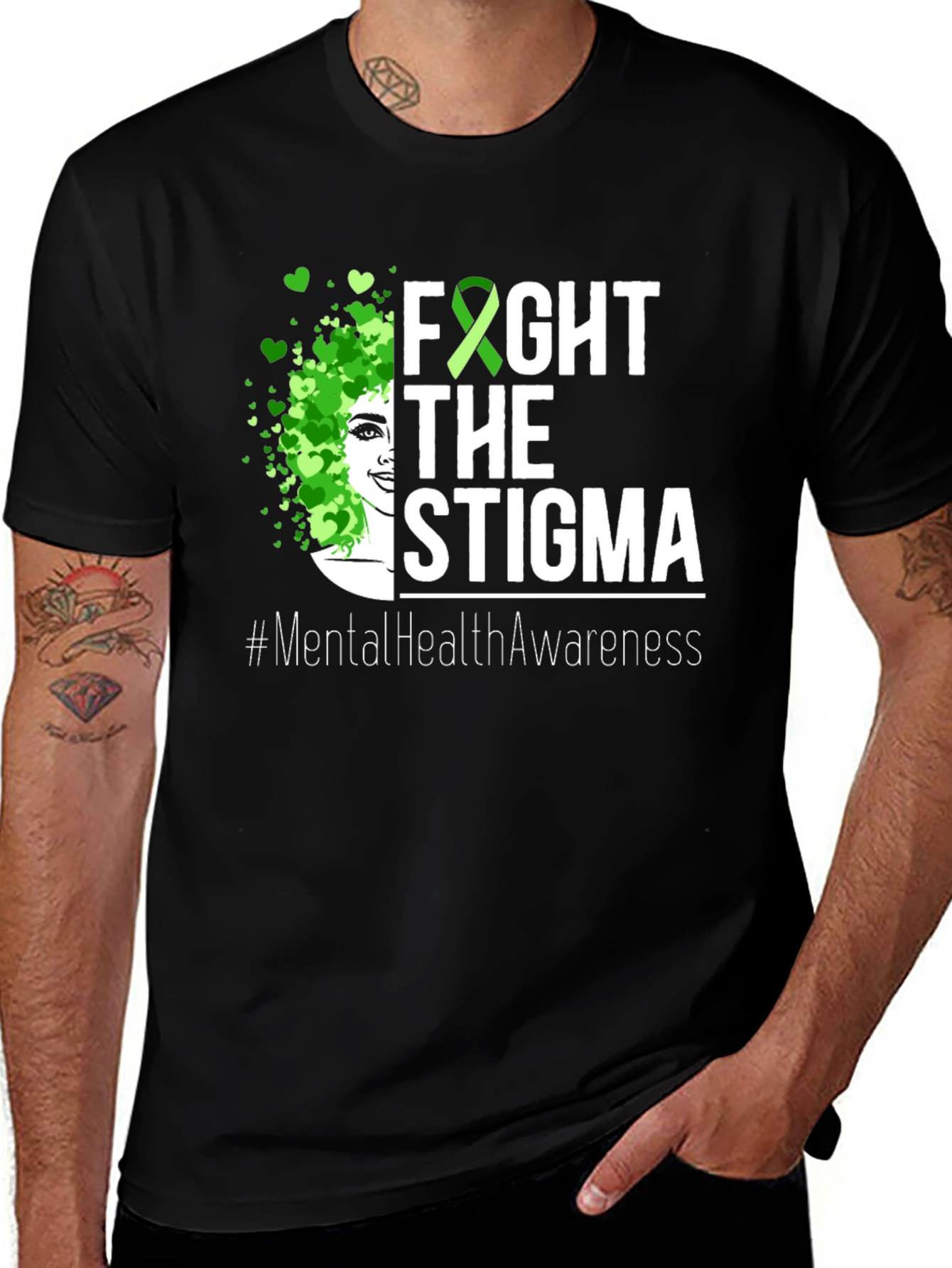 Fight the Stigma Mental Health Awareness Tee