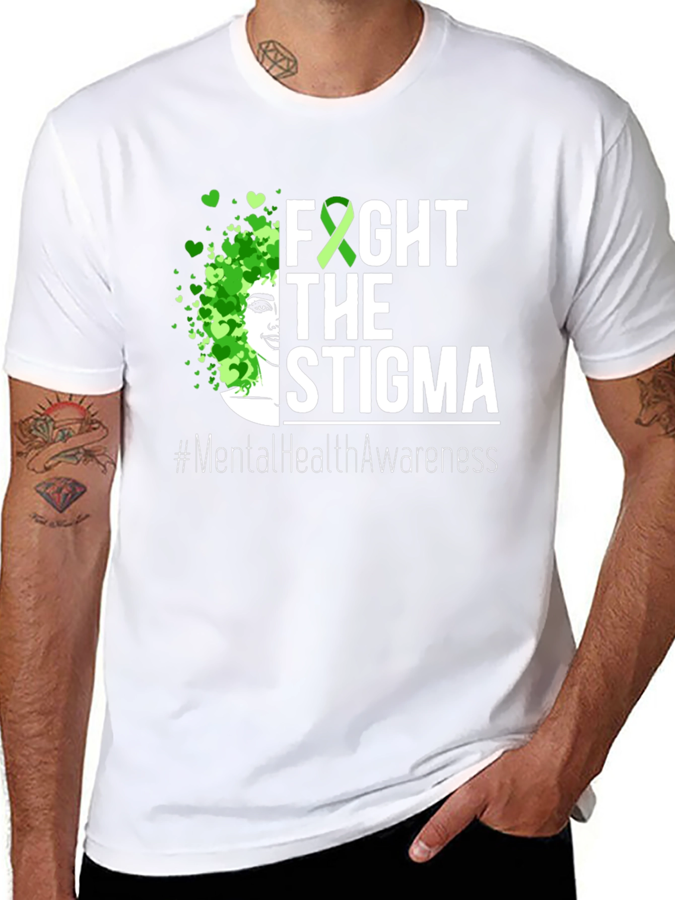 Fight the Stigma Mental Health Awareness Tee