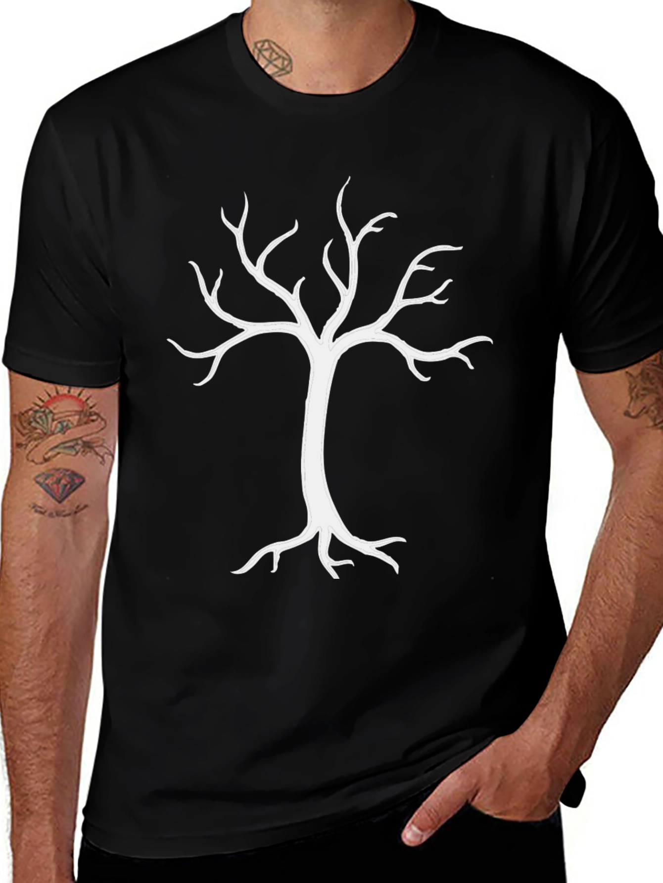 Tree of Gondor T-Shirt - Black