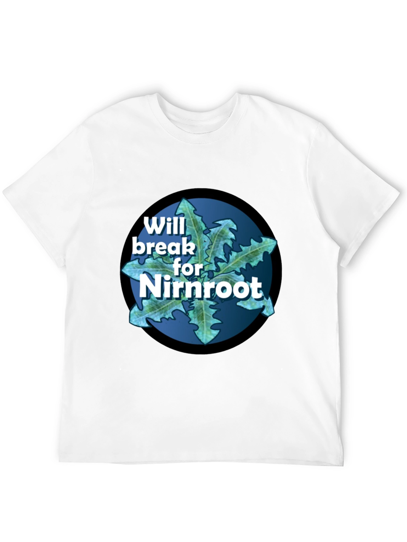 Will Break For Nirnroot Black T-Shirt
