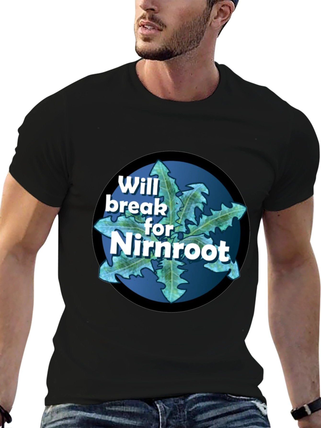 Will Break For Nirnroot Black T-Shirt