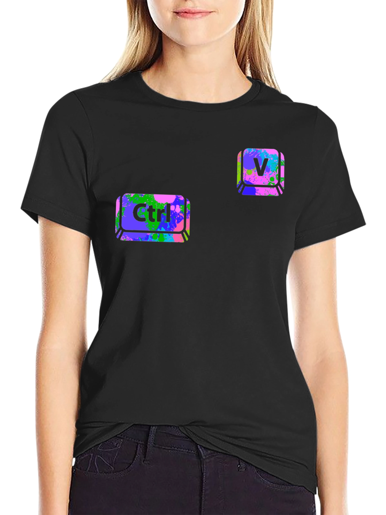 Ctrl+V Funky Paste T-Shirt