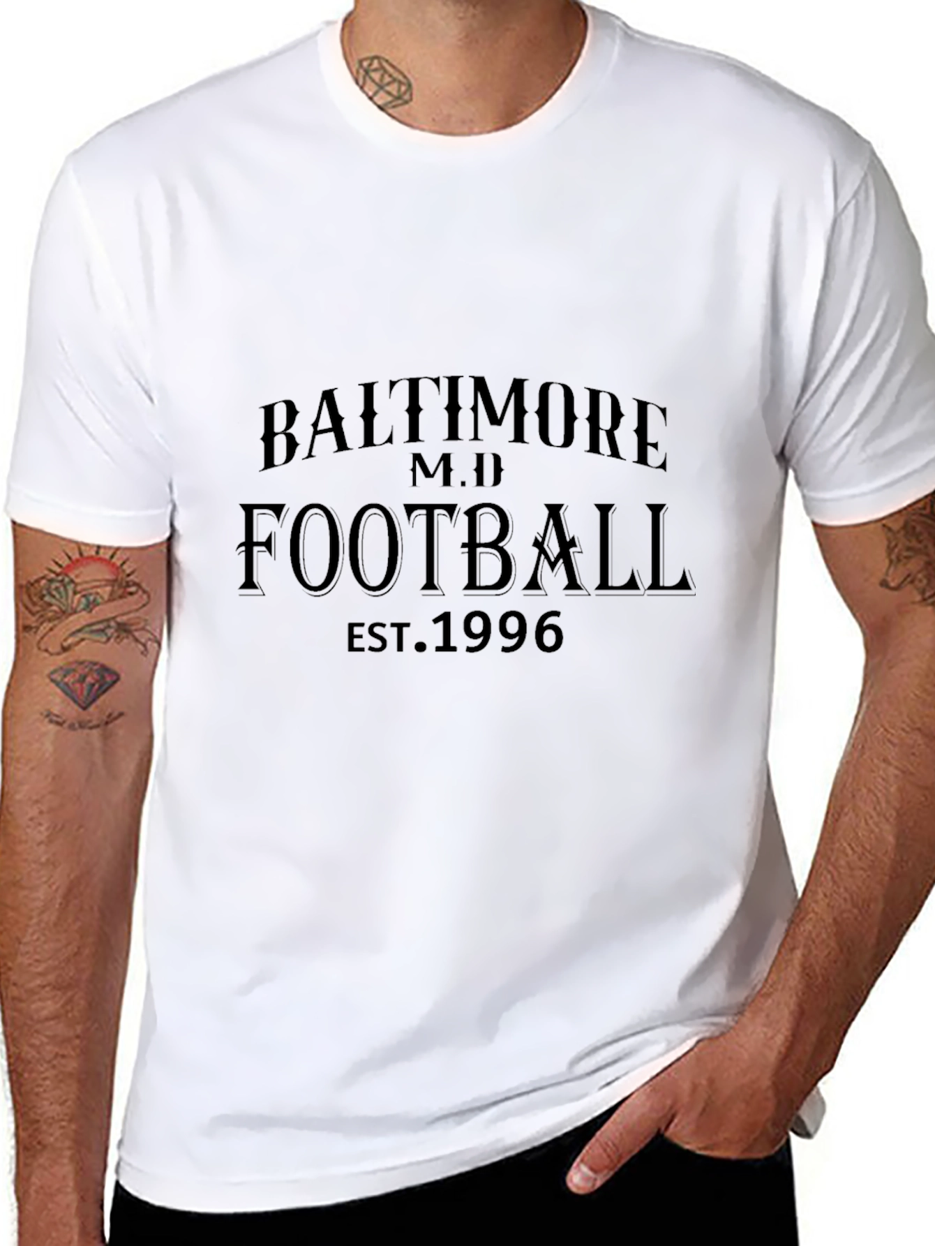 Baltimore Football Est. 1996 Black T-Shirt