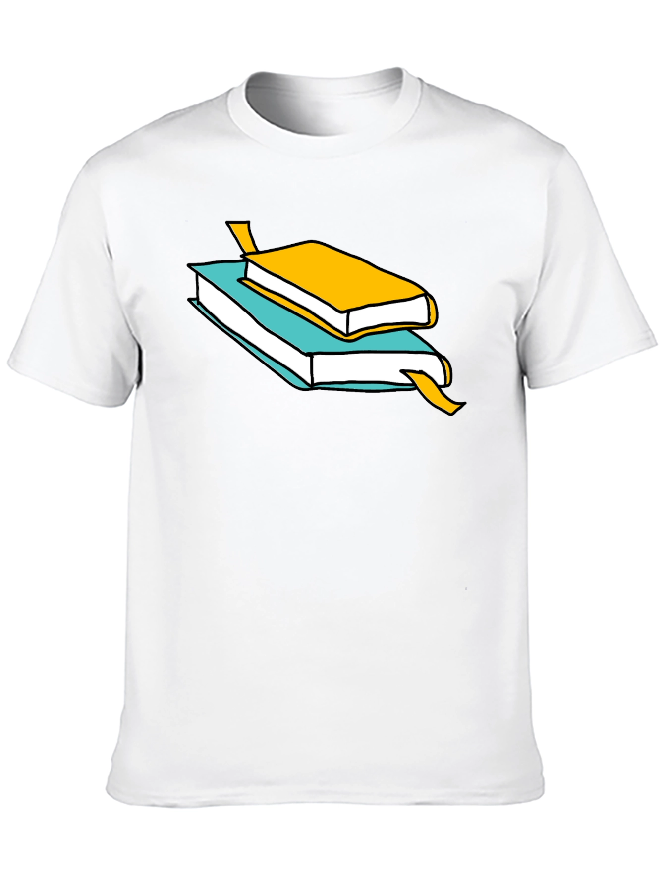 Stacked Book T-Shirt - Readers Tee