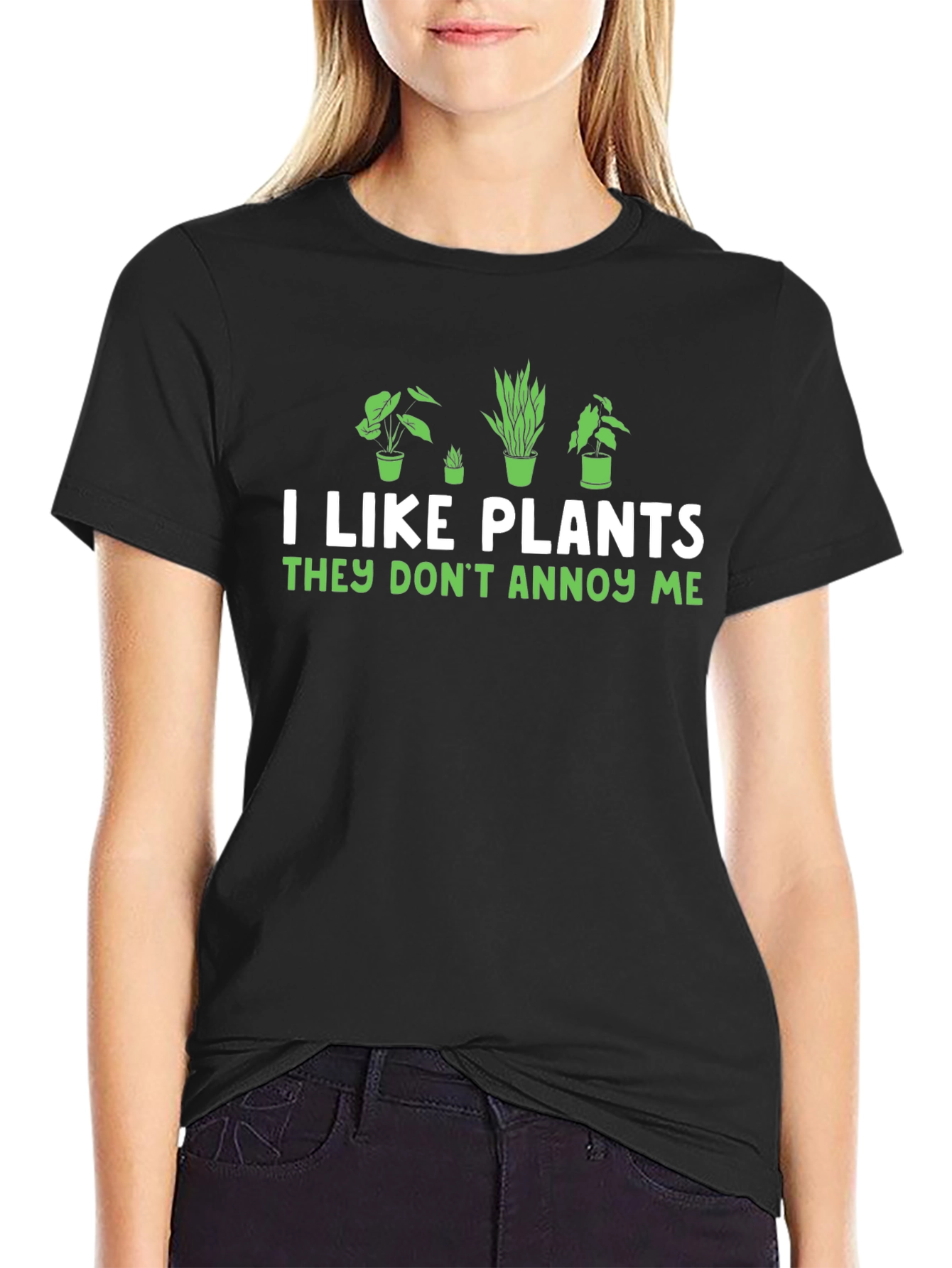 I Like Plants Funny Graphic T-Shirt