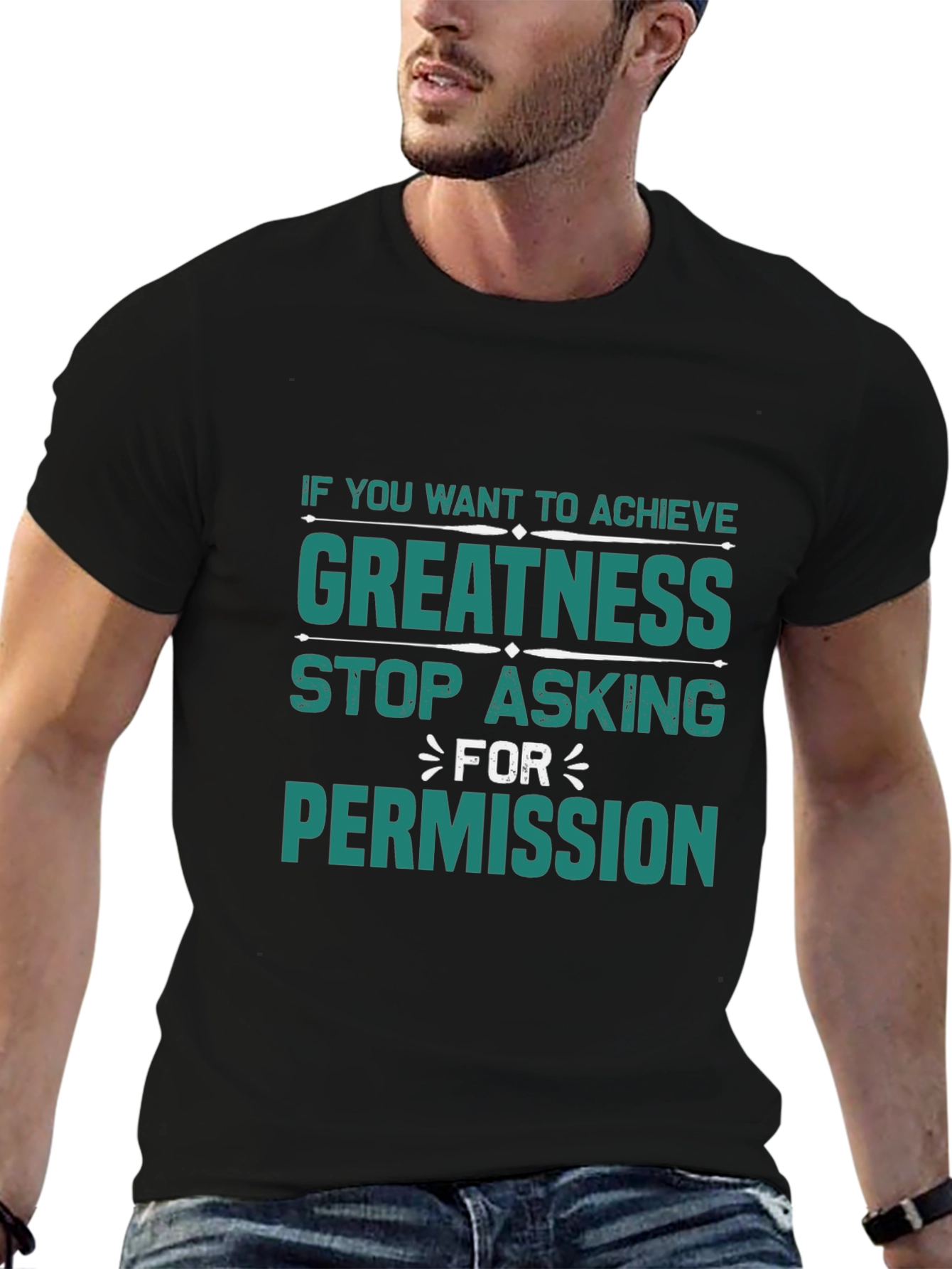 Greatness Graphic Tee - Motivational T-Shirt