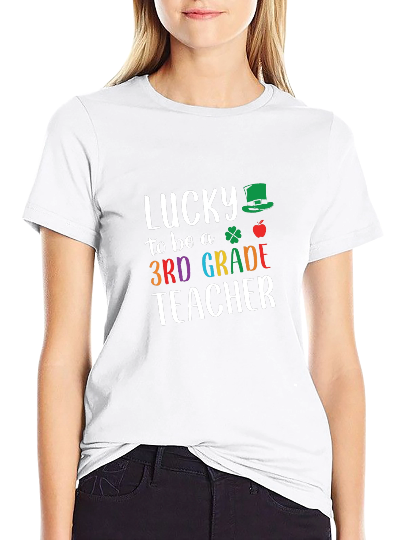 Lucky 3rd Grade Teacher T-Shirt