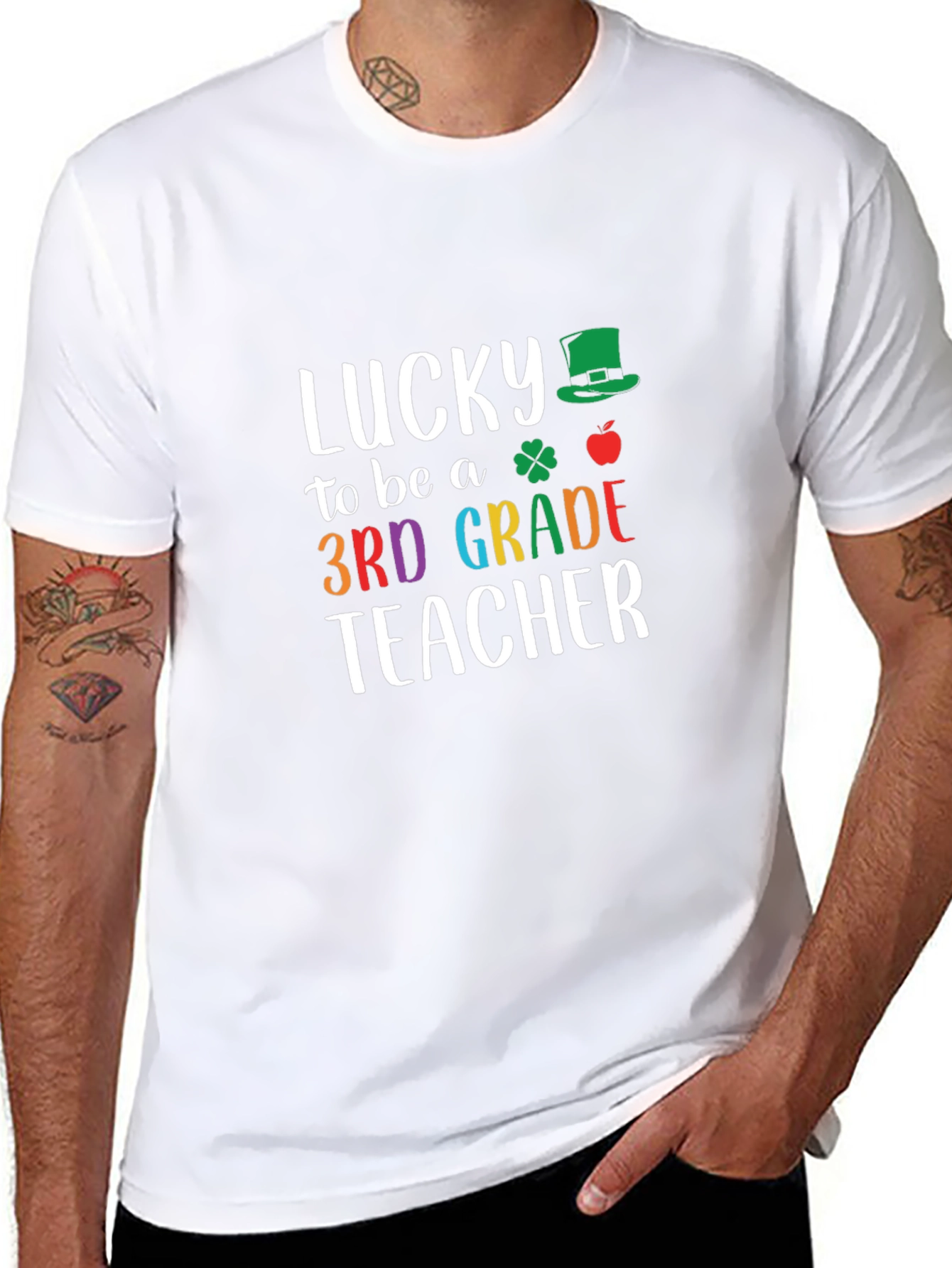 Lucky 3rd Grade Teacher T-Shirt