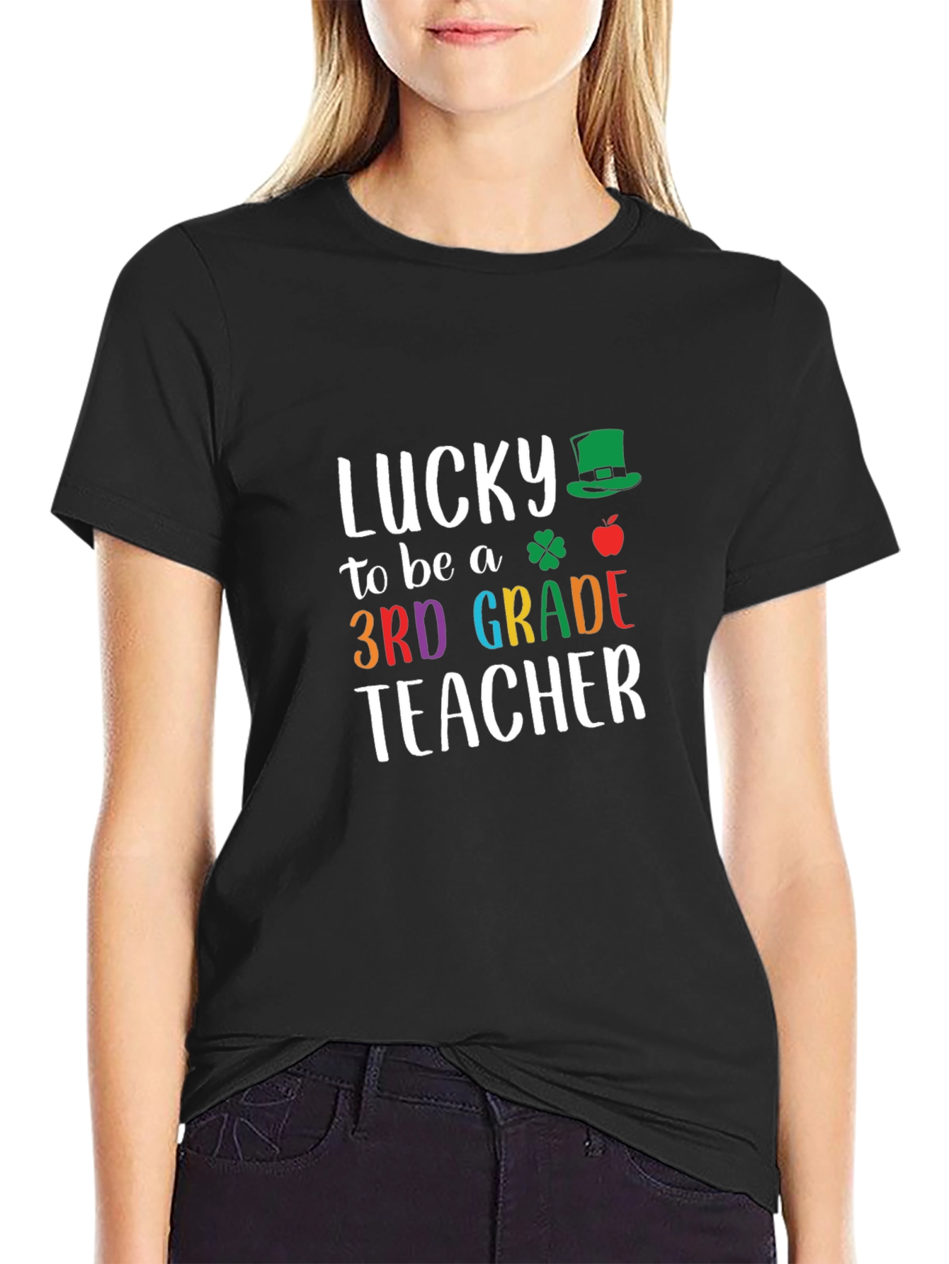 Lucky 3rd Grade Teacher T-Shirt