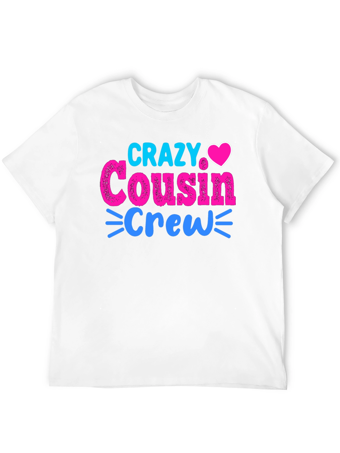 Crazy Cousin Crew Graphic T-Shirt