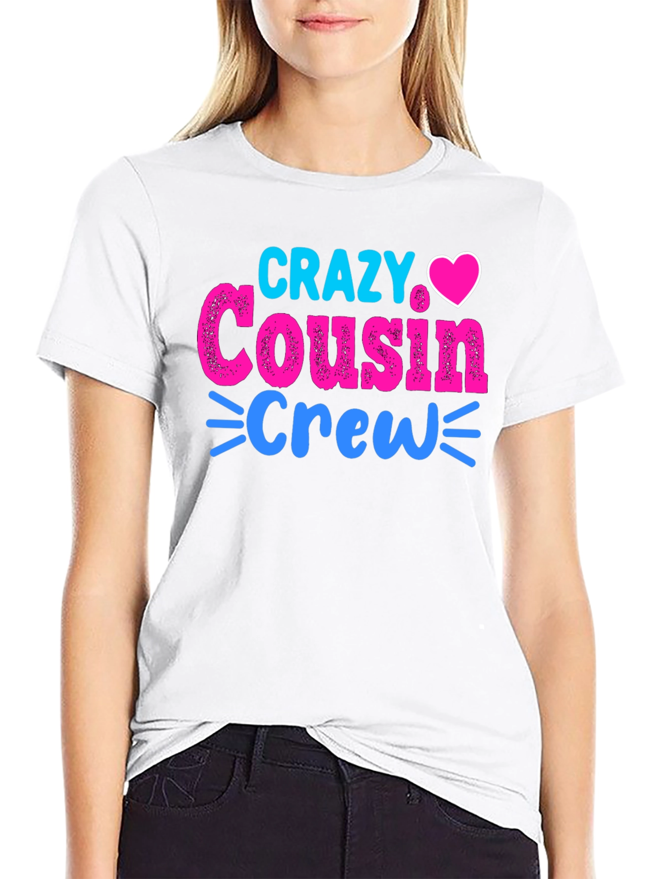 Crazy Cousin Crew Graphic T-Shirt