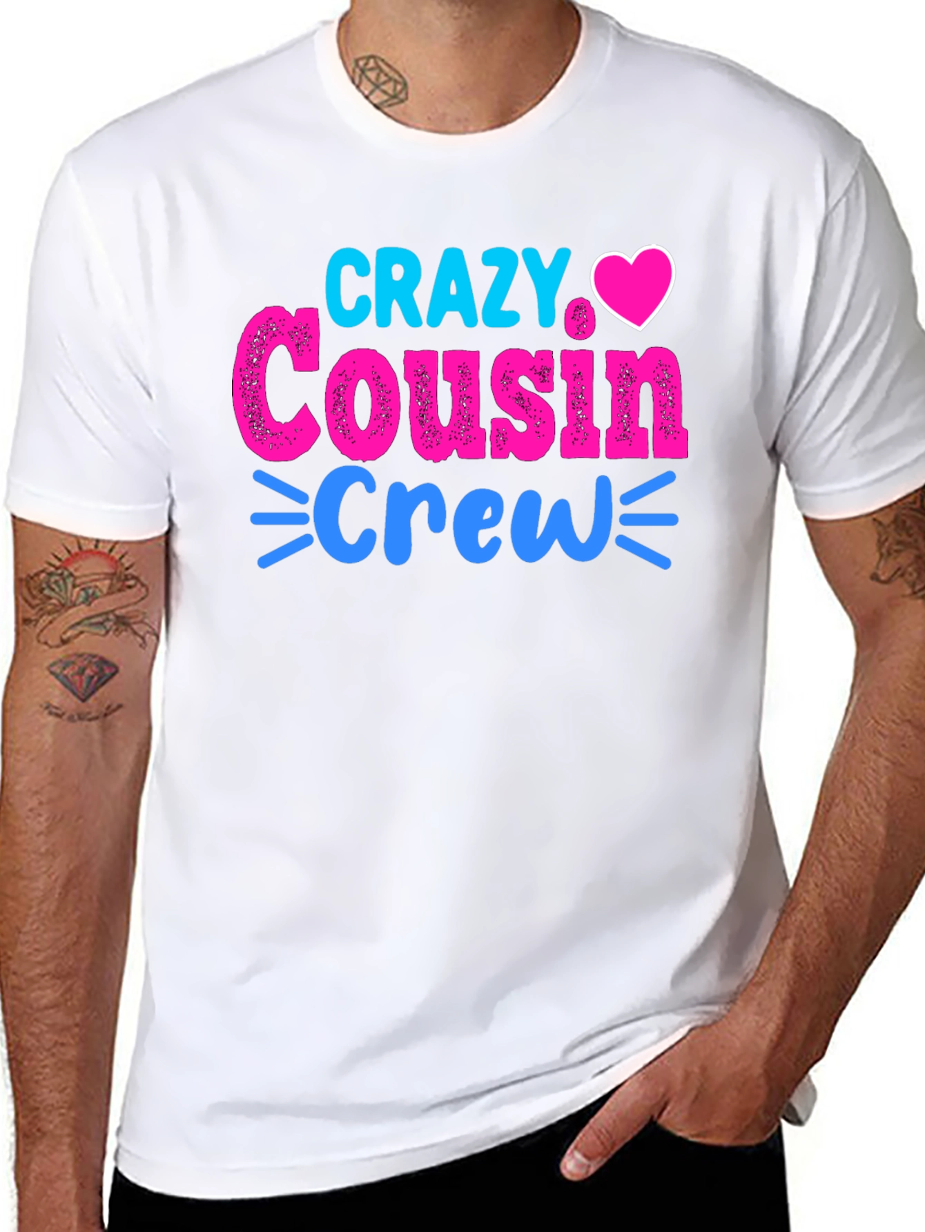Crazy Cousin Crew Graphic T-Shirt