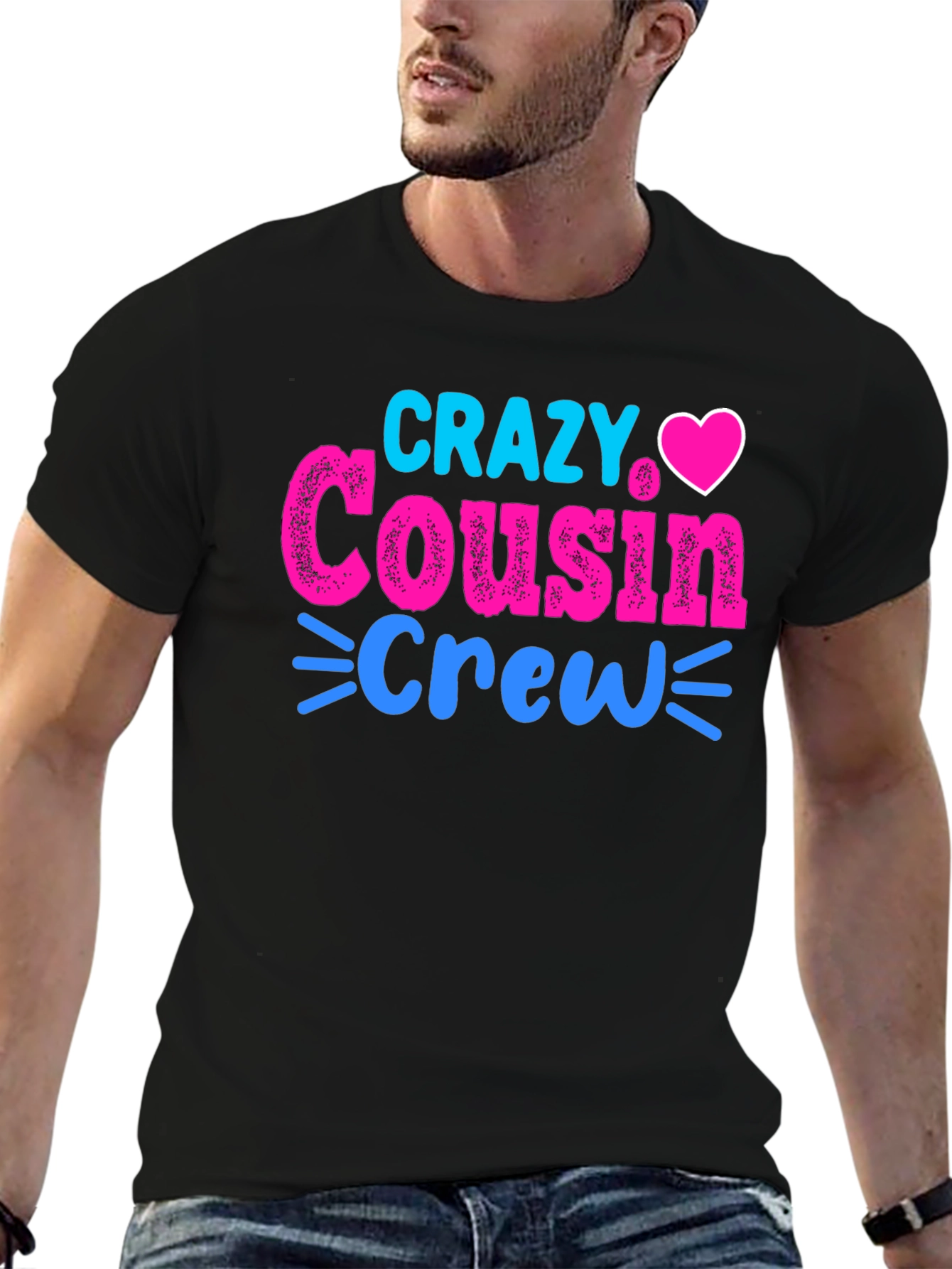 Crazy Cousin Crew Graphic T-Shirt
