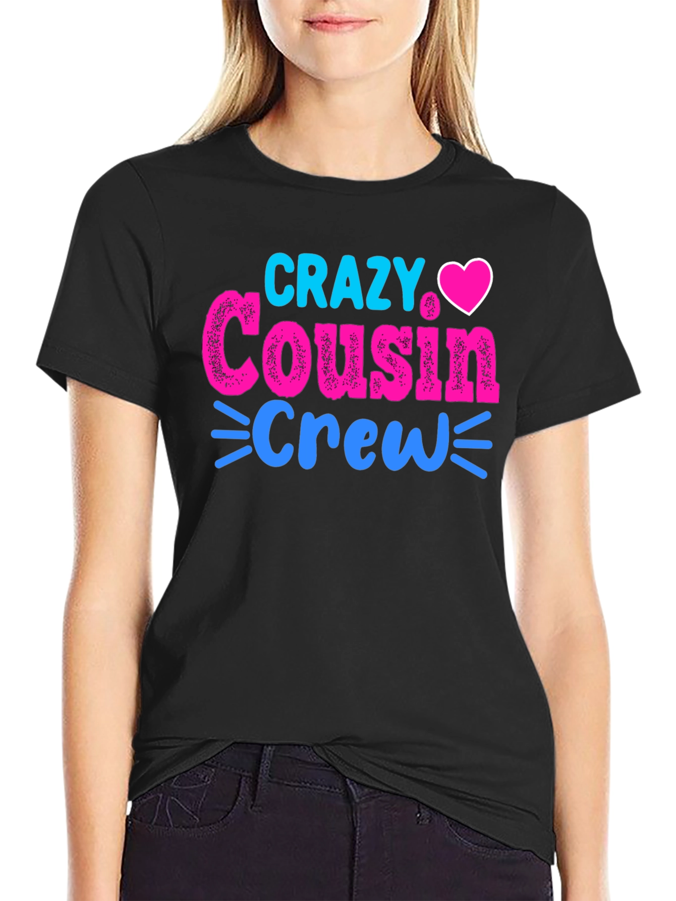 Crazy Cousin Crew Graphic T-Shirt