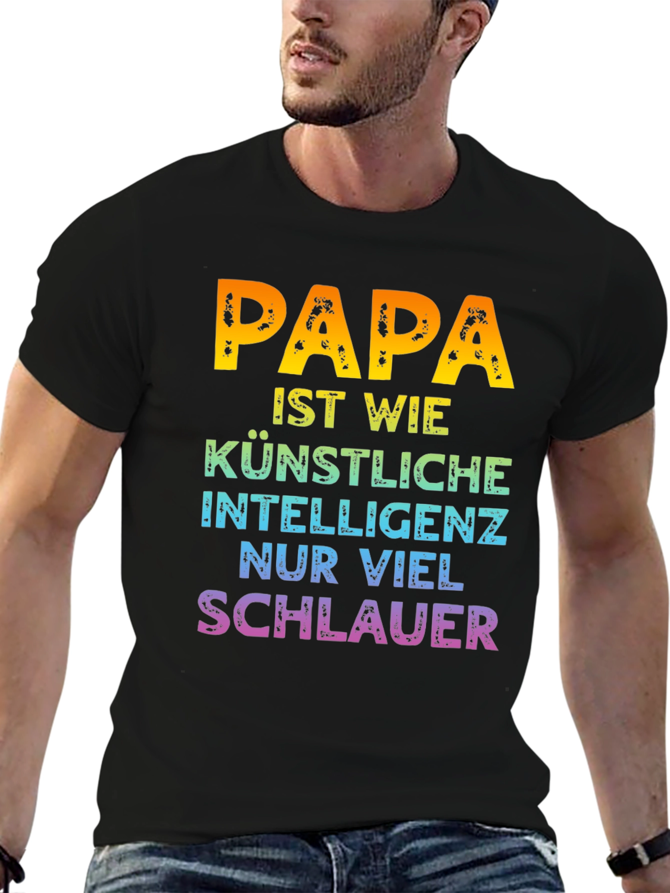 Papa is Smart T-Shirt