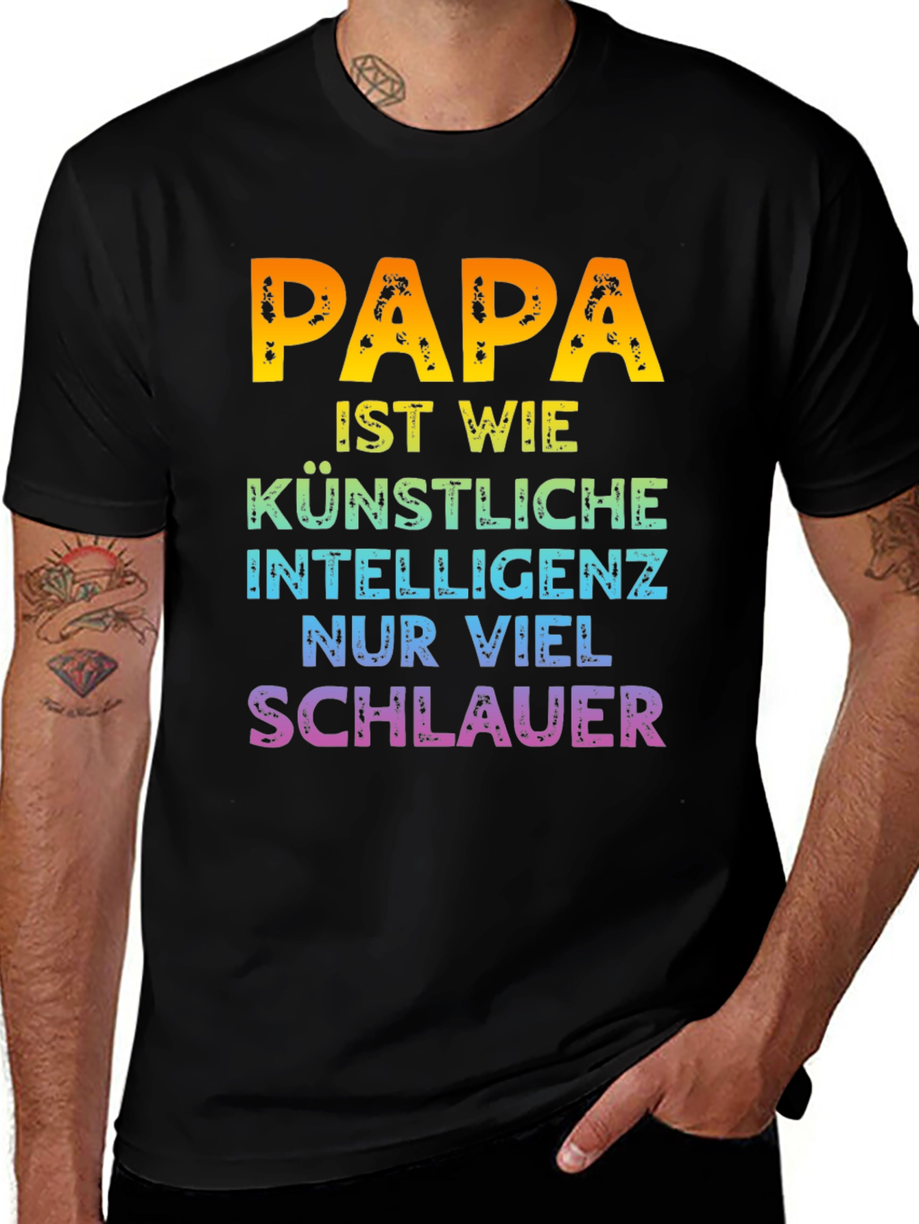 Papa is Smart T-Shirt