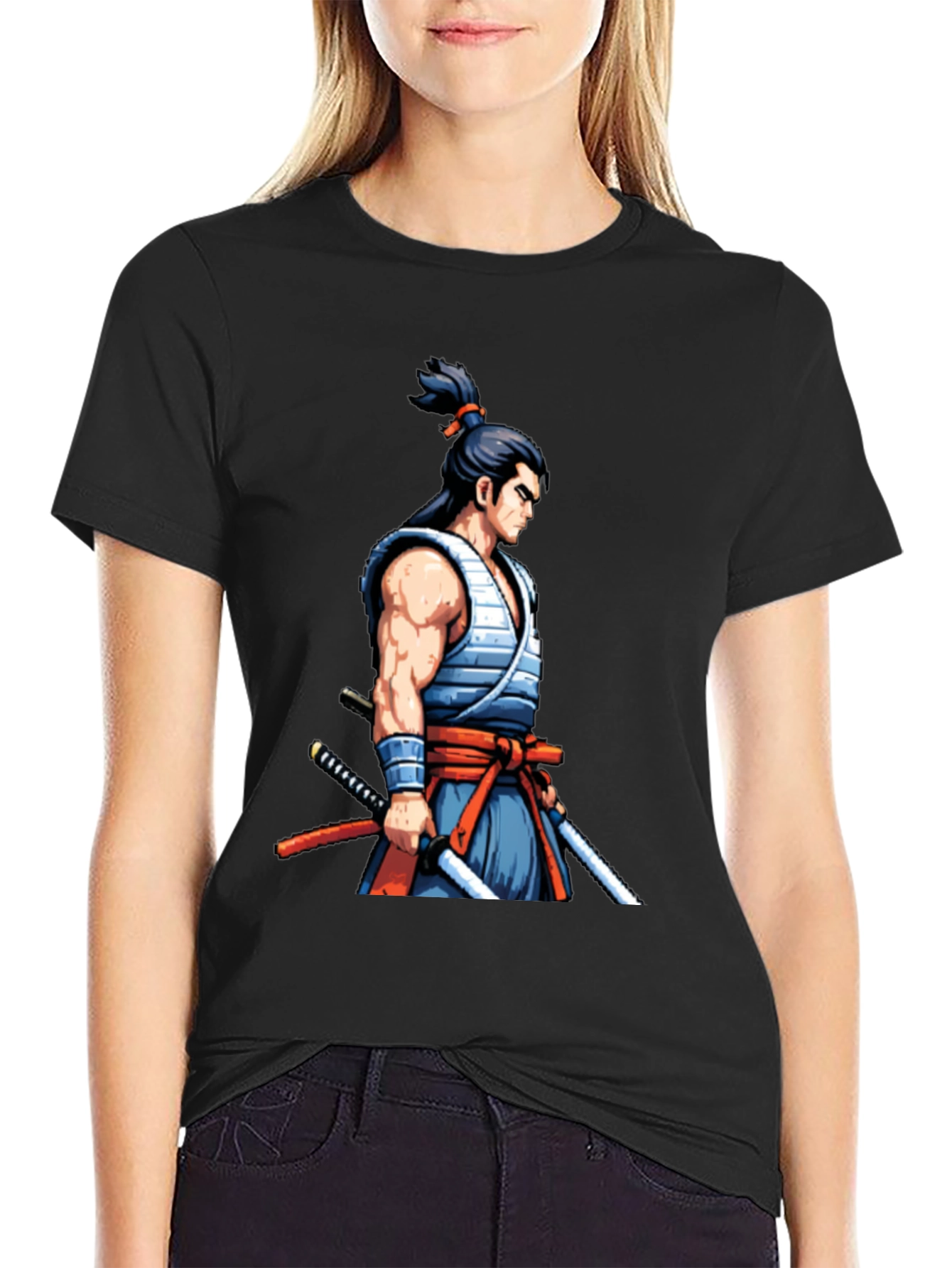 Samurai Warrior Graphic Tee - Unique Design